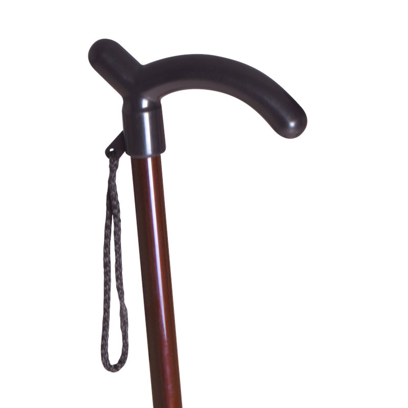 Baston Aleman Aluminio Caoba