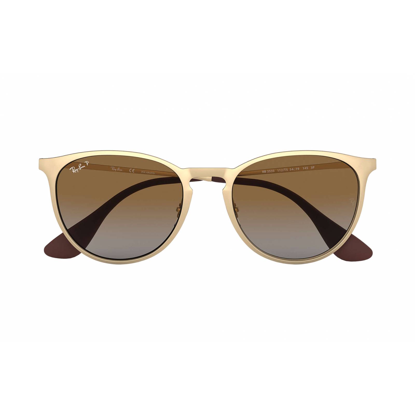 Lentes de Sol Ray Ban Erika Metal RB3539 112/T5 Polarizado Mujer