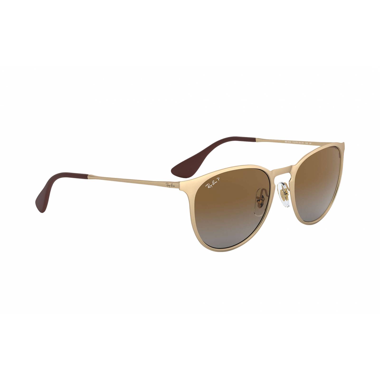 Lentes de Sol Ray Ban Erika Metal RB3539 112/T5 Polarizado Mujer