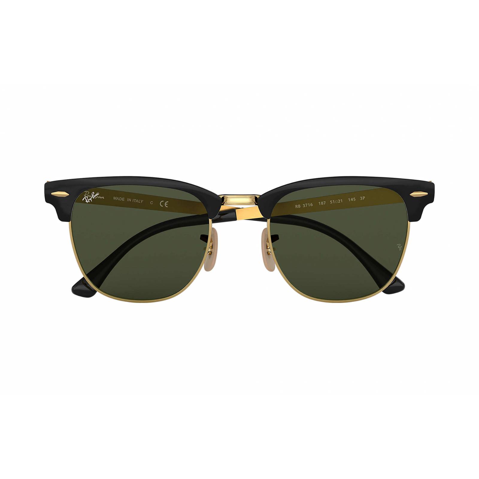 Lentes de Sol Ray Ban Clubmaster Metal RB3716 187 Unisex