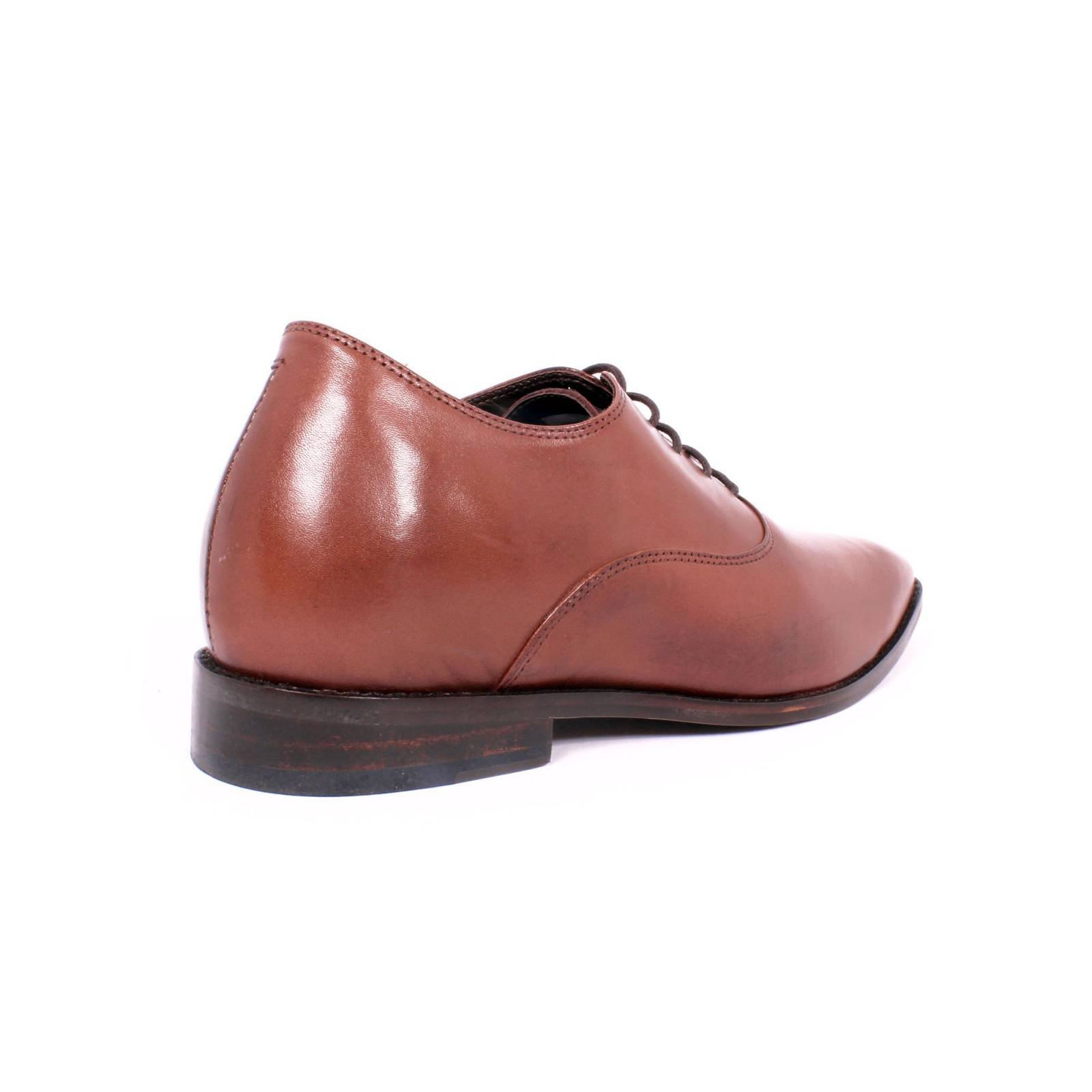 Zapato Formal Elegant Café Max Denegri +7cms De Altura