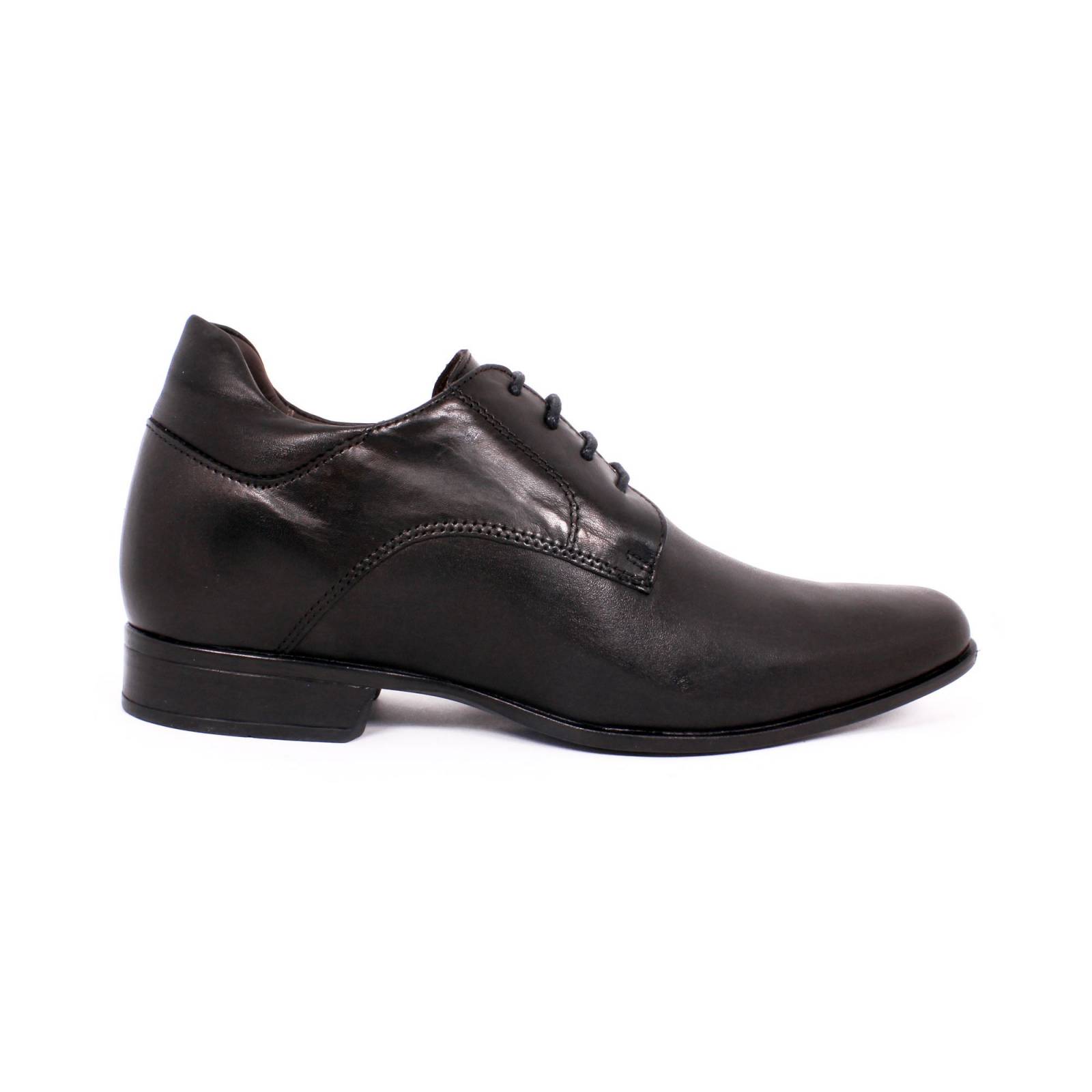 Zapato Formal Fashion Negro Max Denegri +7cms De Altura