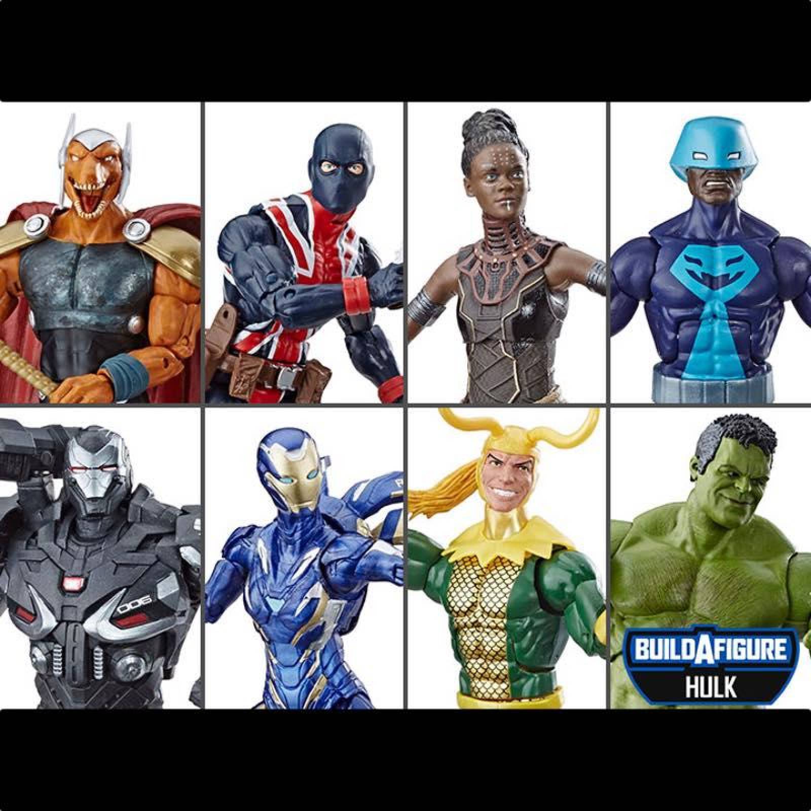 Avengers Marvel Legends Wave 4 completa BAF Hulk 