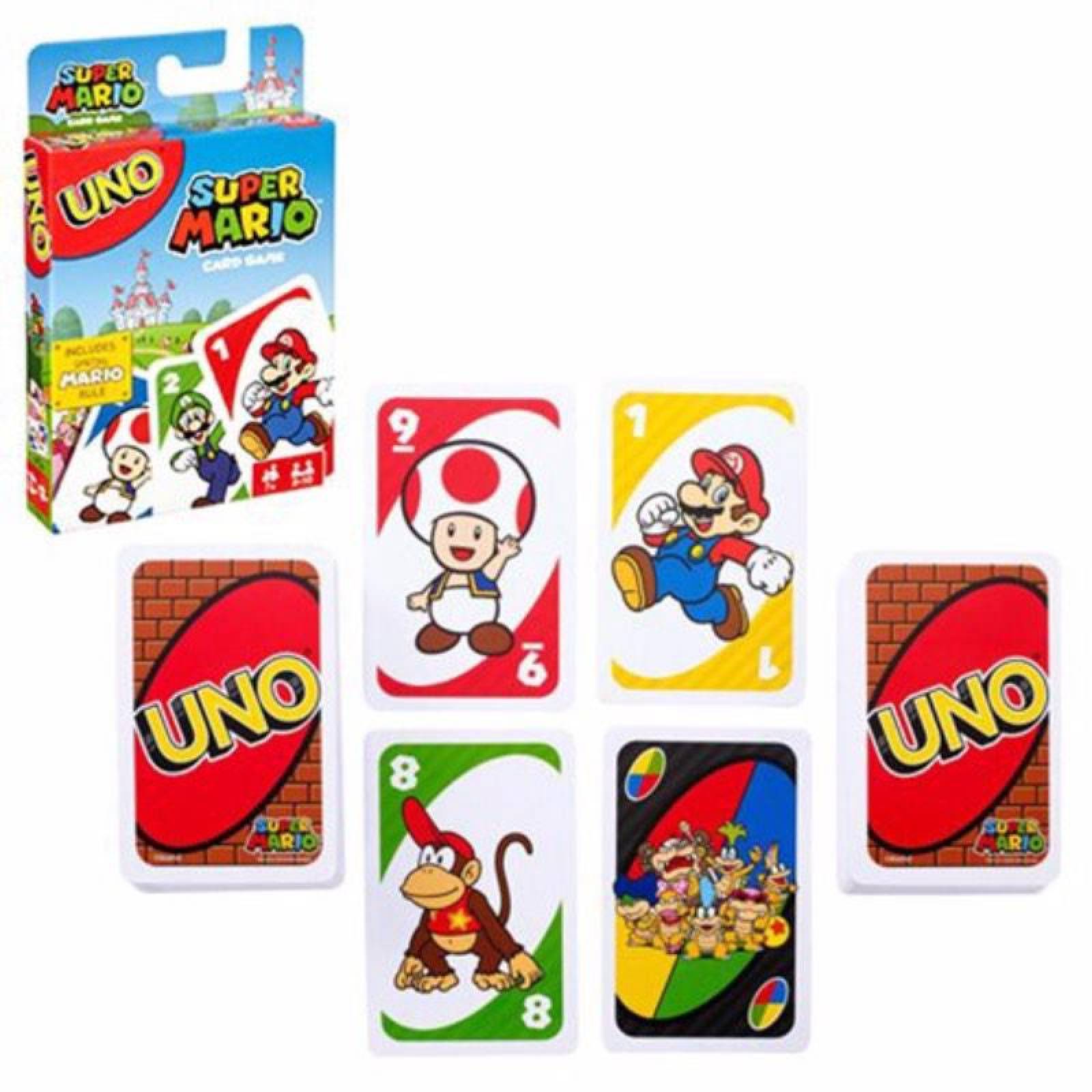 cartas uno de mario bros