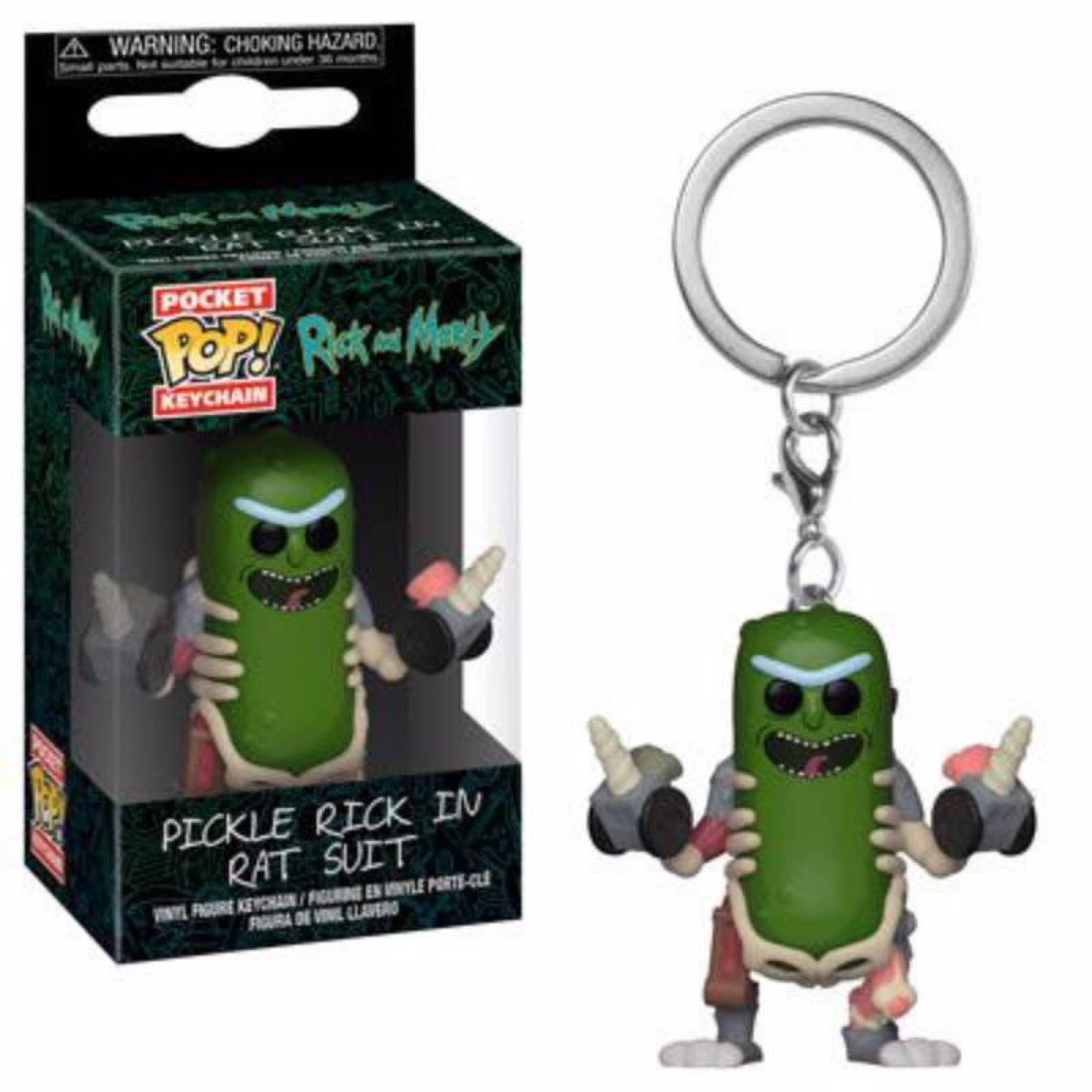 Pickle Rick en traje de rata Funko Pocket Pop Rick y Morty 