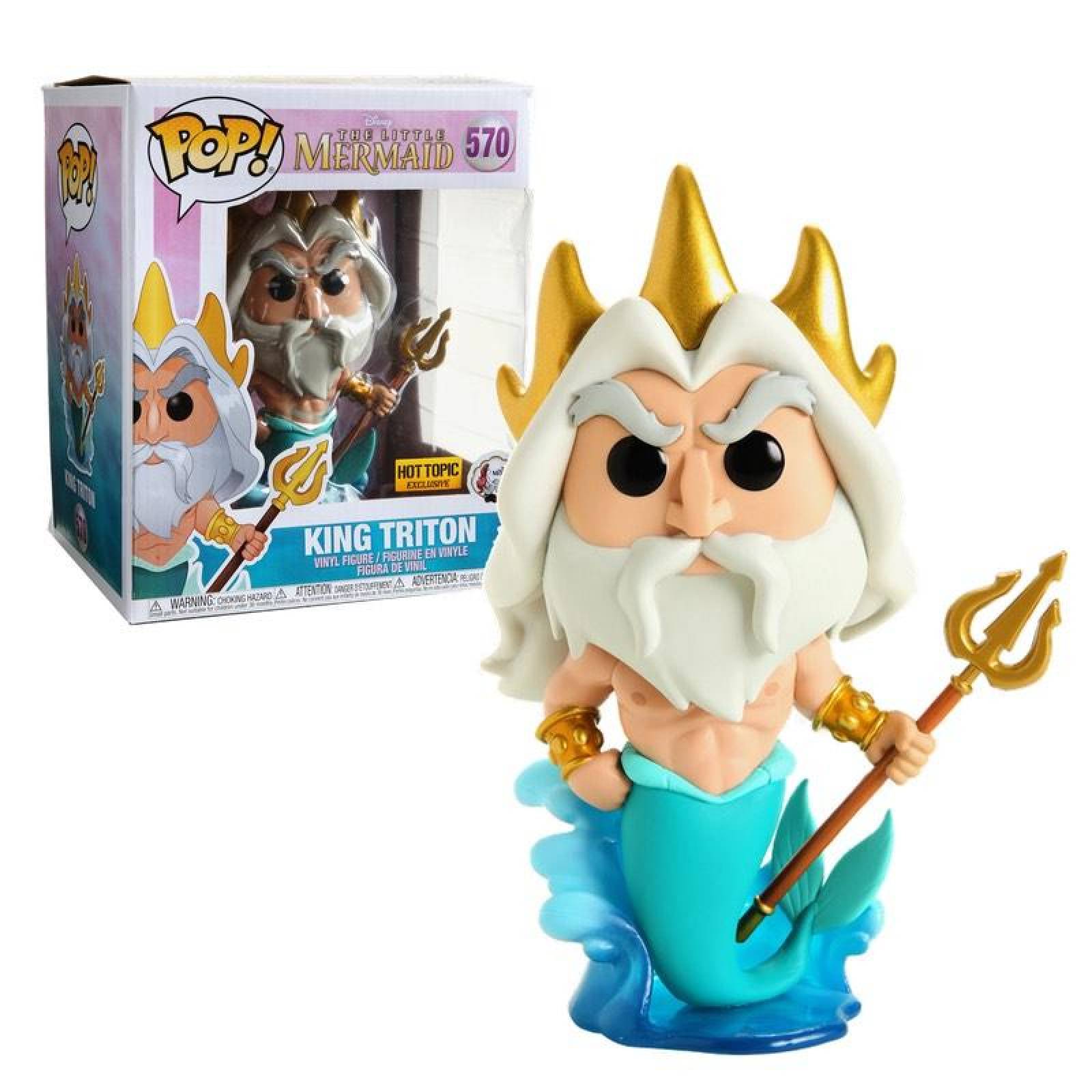 Rey Triton Funko Pop Disney Little Mermaid Exclusivo 