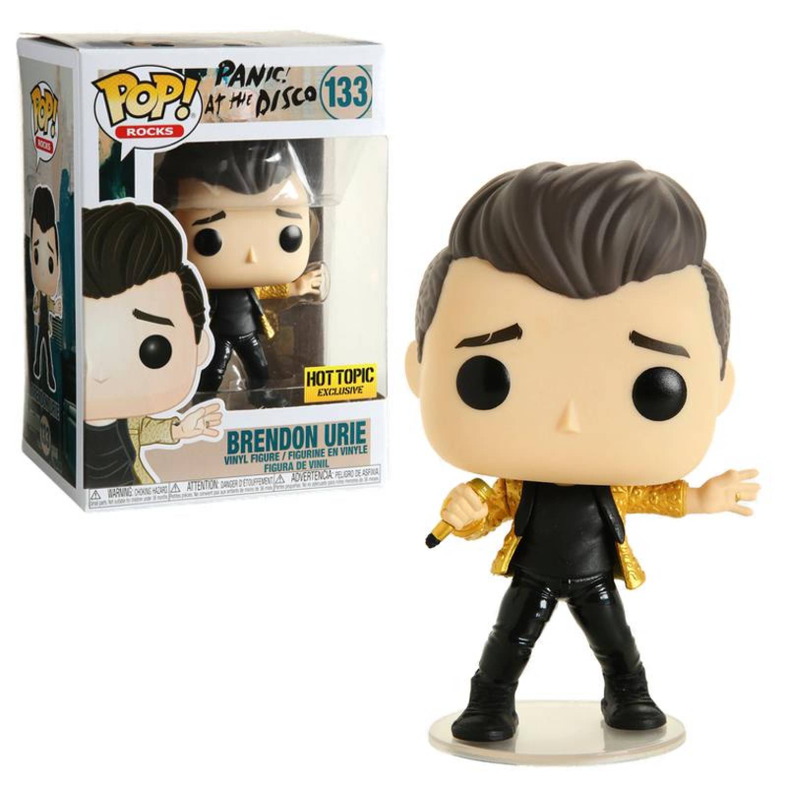 Brendon Urie Funko Pop Rocks Exclusivo