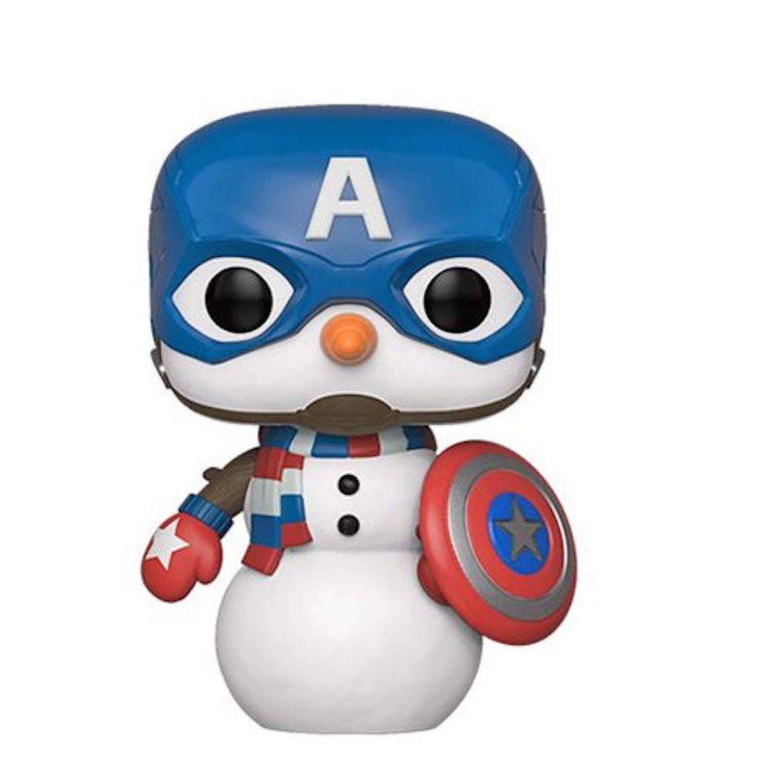 Capitan America Navideño Funko Pop Marvel Holiday 