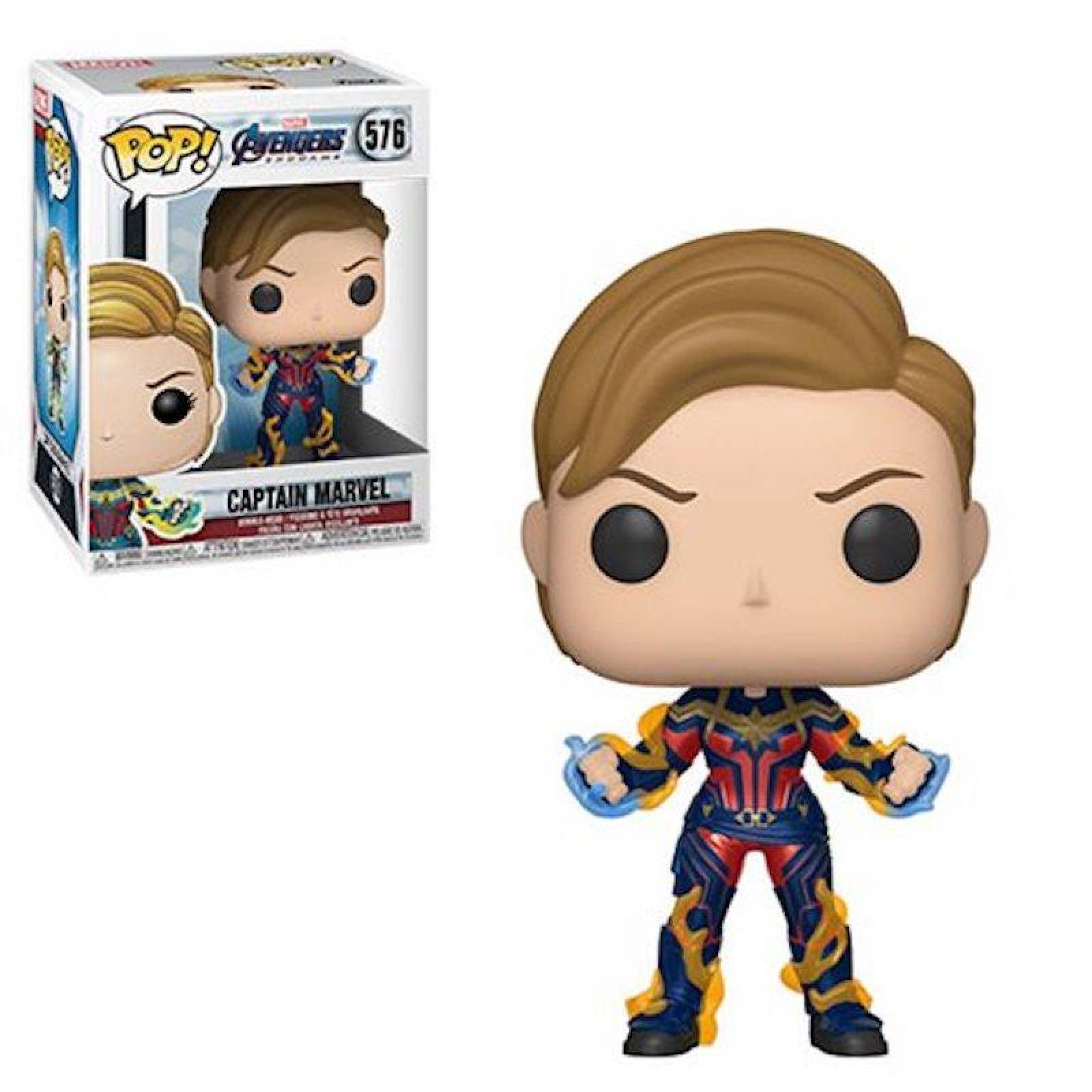 Capitana Marvel New Hair Funko Pop Avengers Endgame 