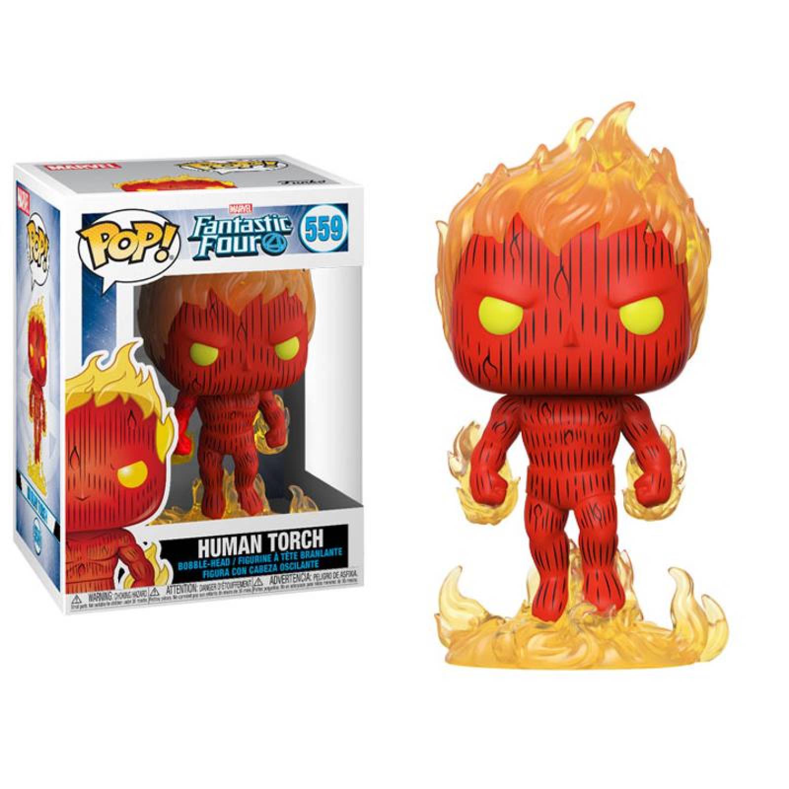 Human Torch Funko Pop Fantastic Four 4 Fantasticos 