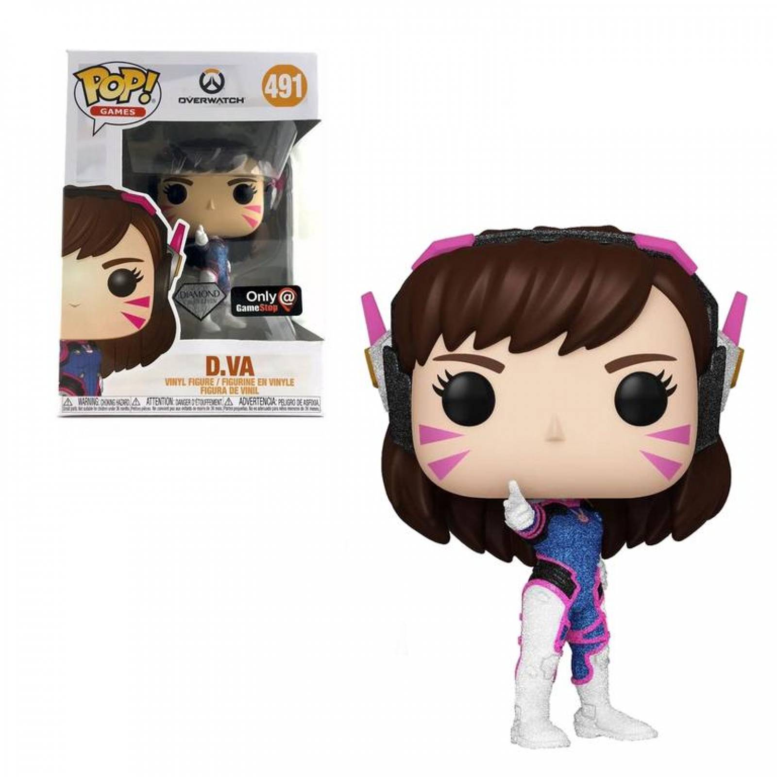 D.Va Funko Pop Diamond Overwatch Exclusivo 