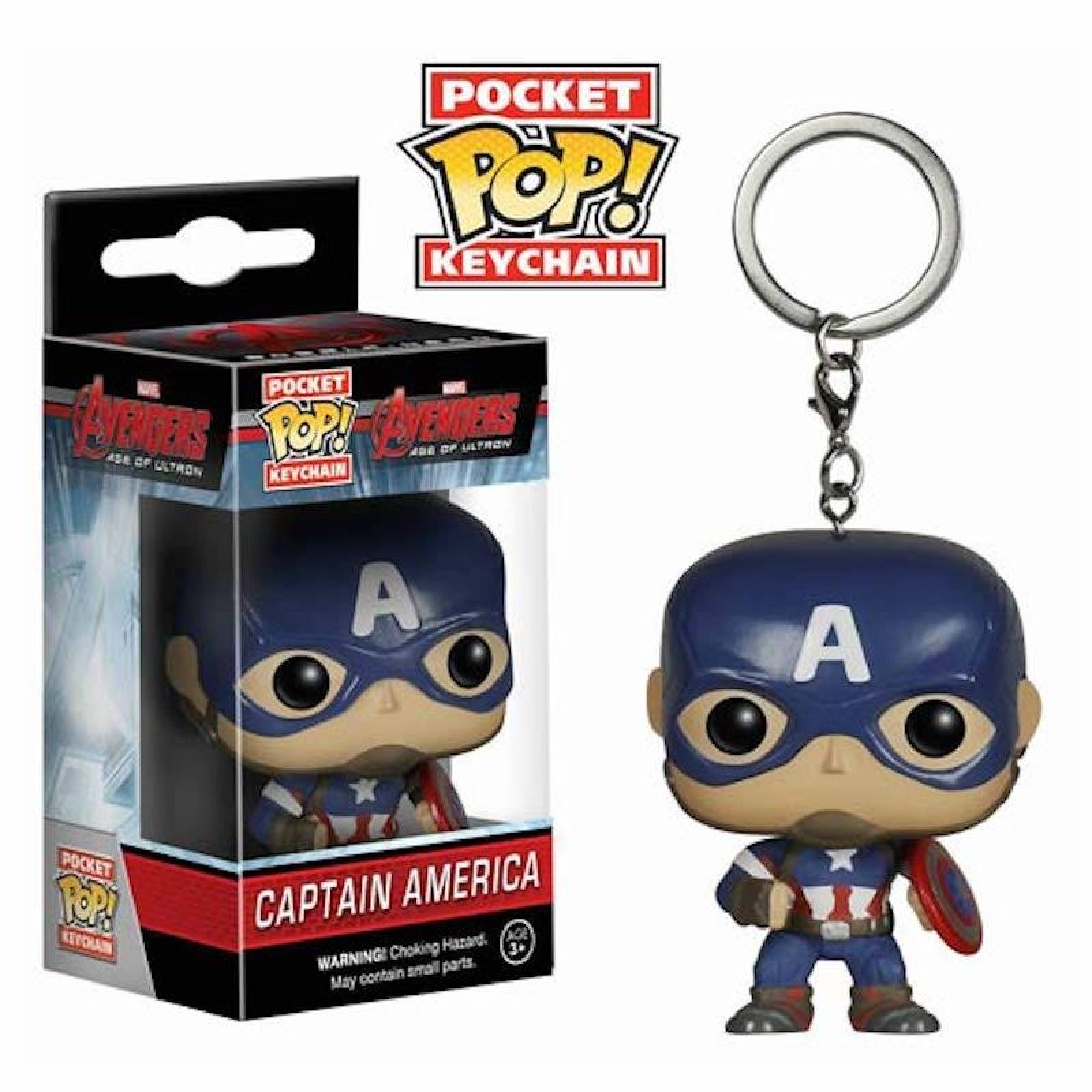 Capitan America Funko Pocket Pop Avengers Llavero 
