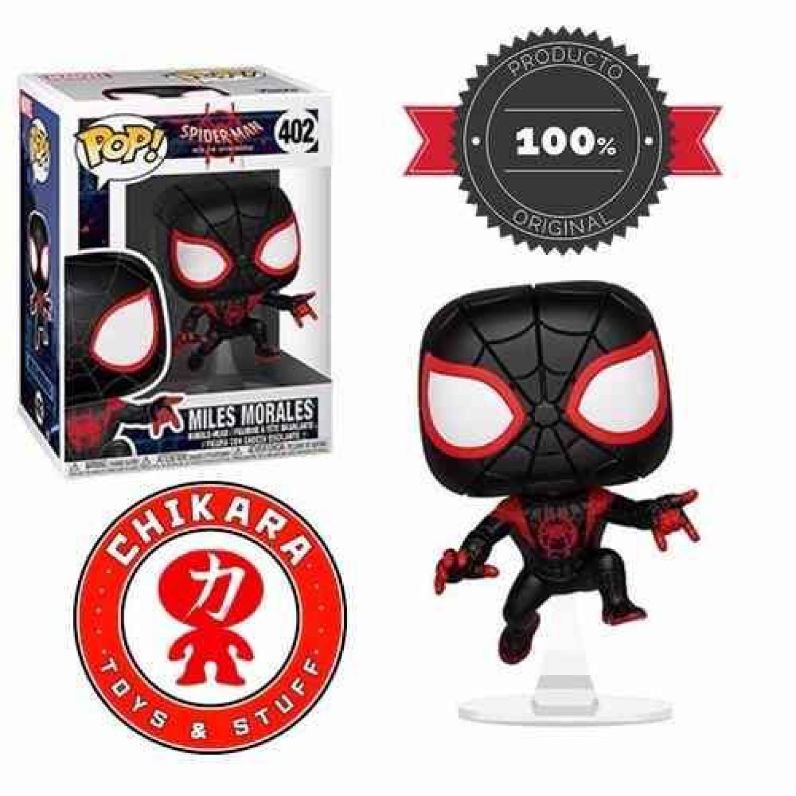 Miles Morales Funko Pop Spiderman: Into Spider-verse 