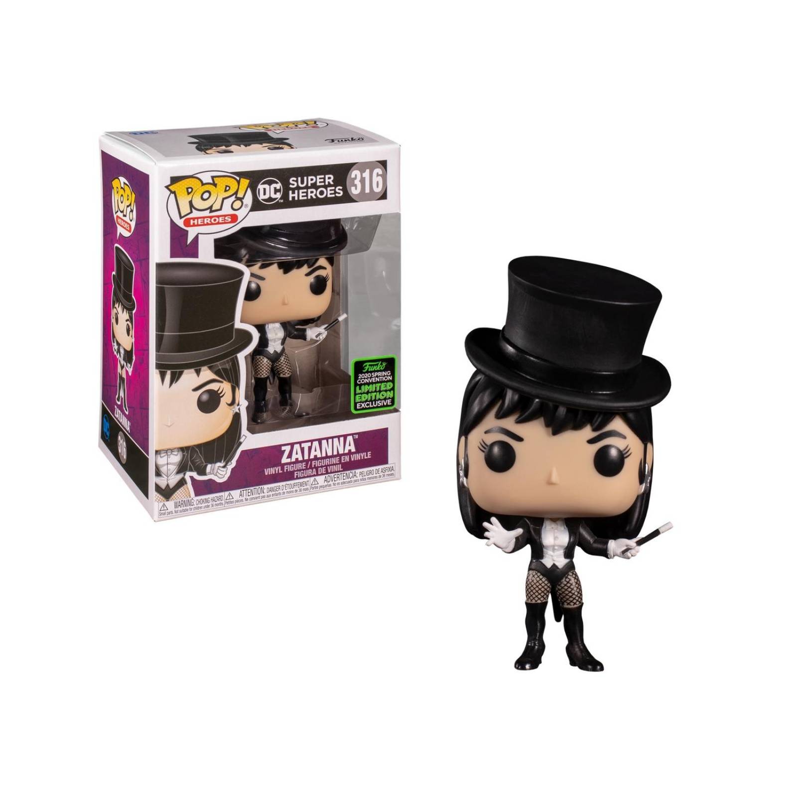 Zatanna Funko Pop DC Comics Exclusivo ECCC 2020 