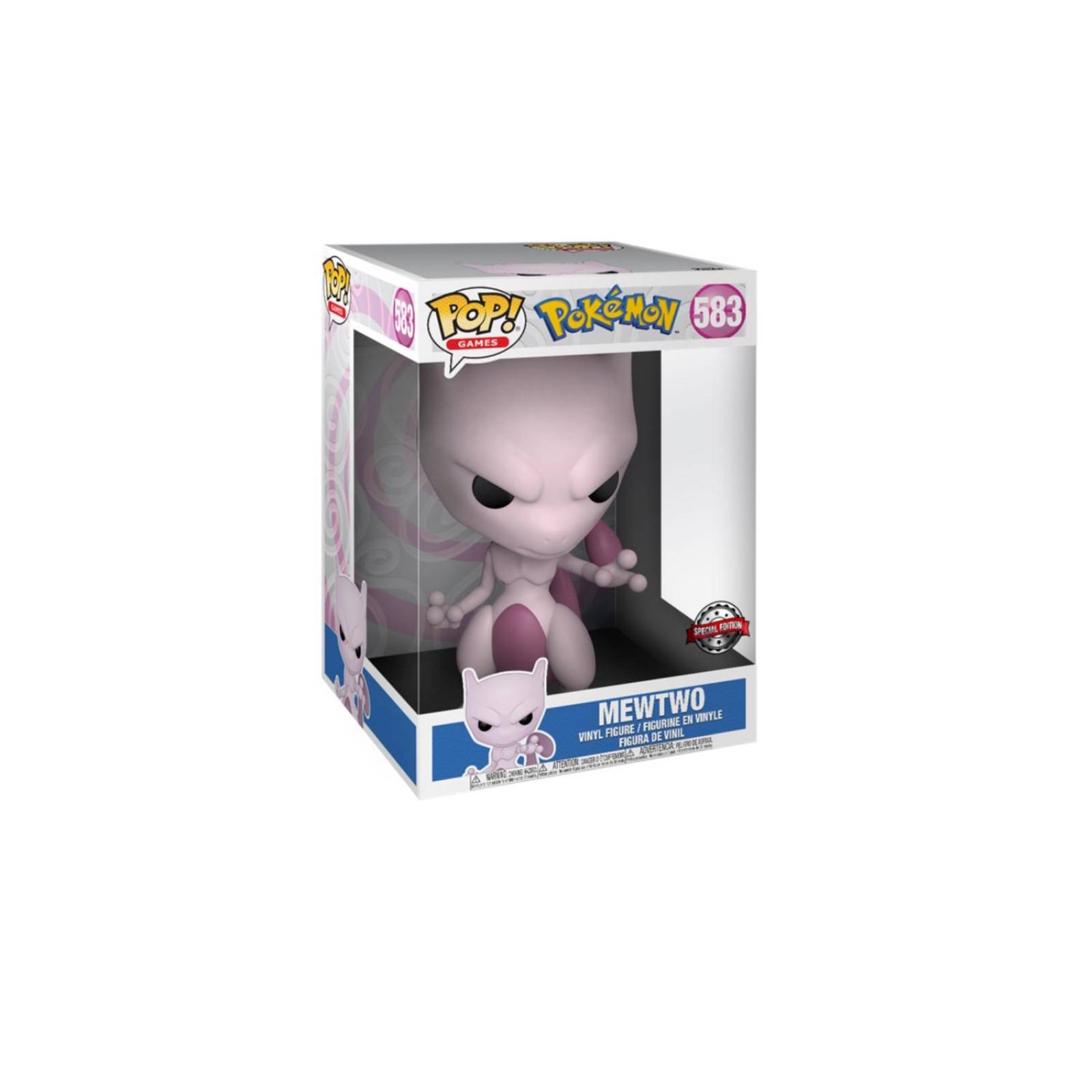 Mewtwo 10" Funko Pop Pokemon Exclusivo Special Edition 