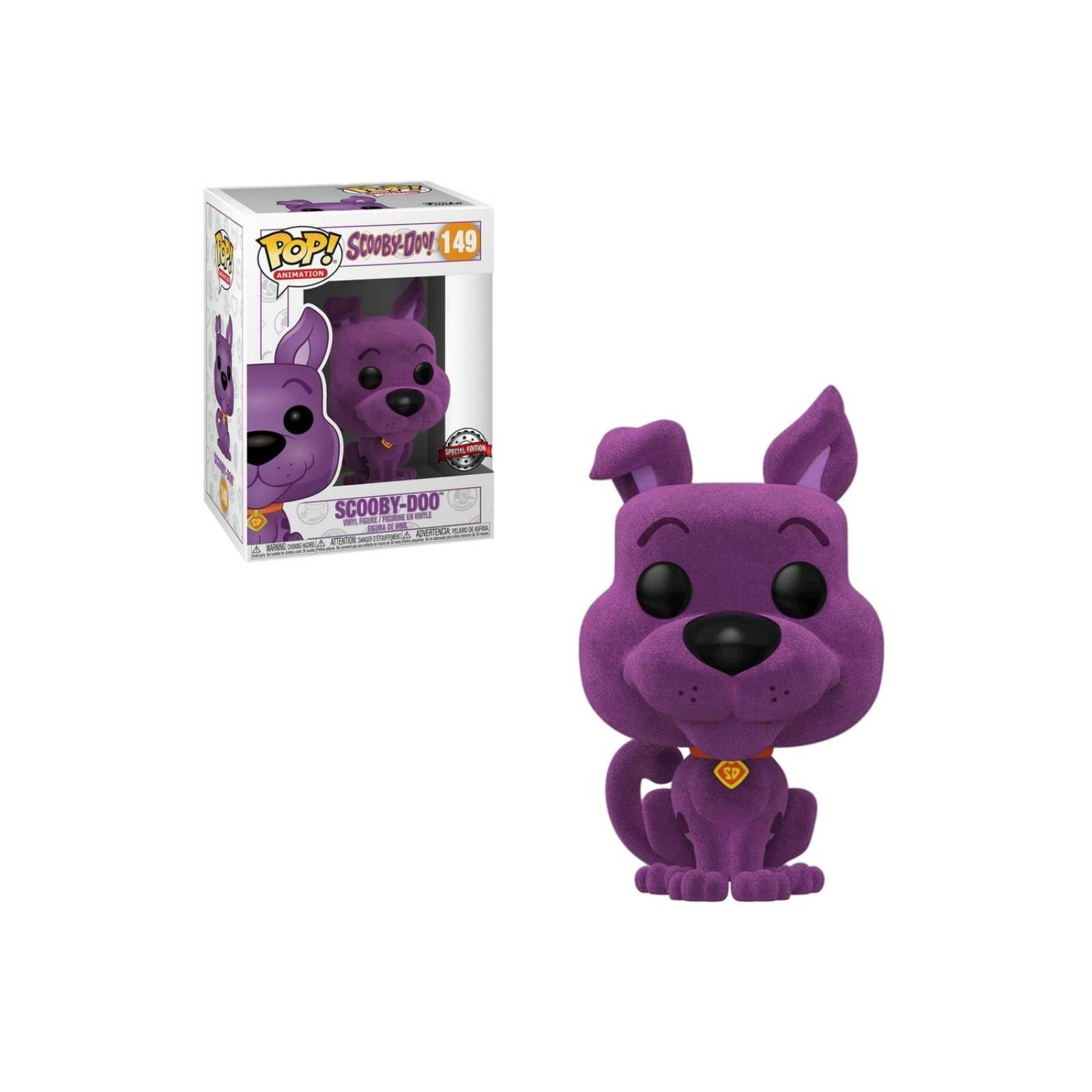 Scooby (Purple Flocked) Funko Pop Scooby Doo Exclusivo Special Edition 