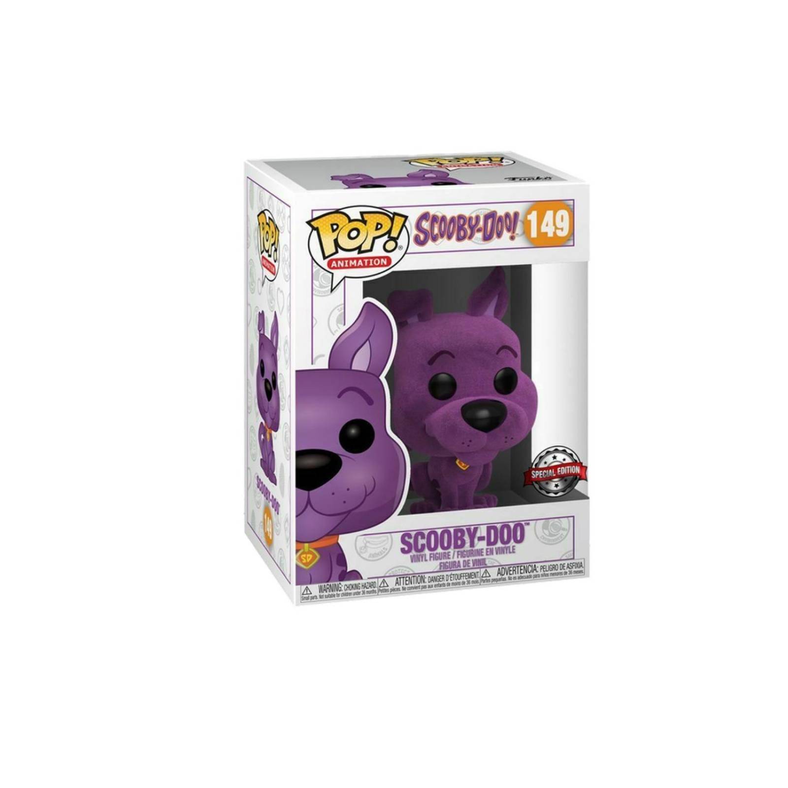 Scooby (Purple Flocked) Funko Pop Scooby Doo Exclusivo Special Edition 