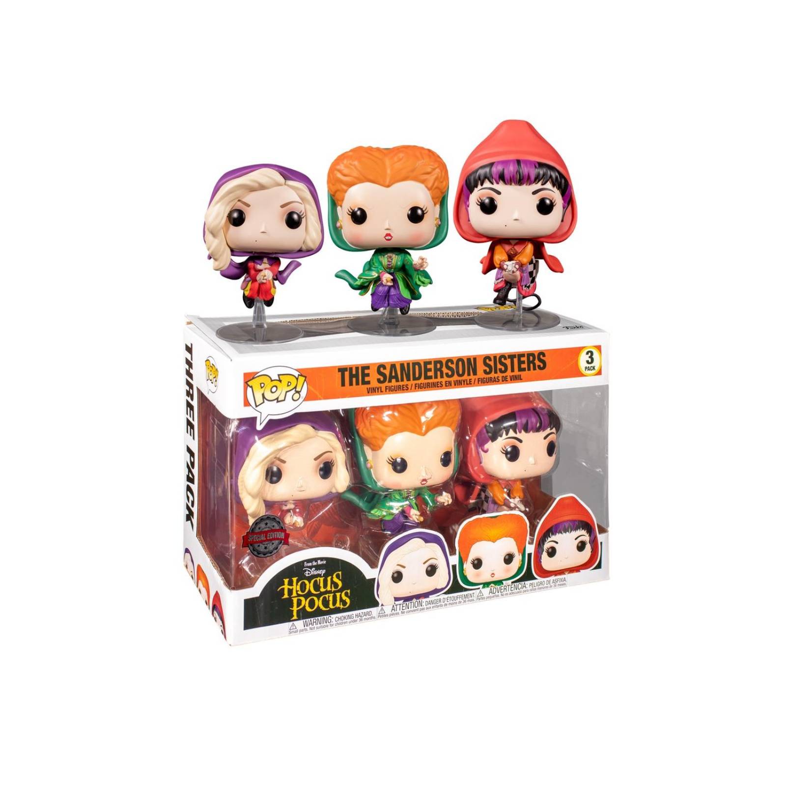 Sanderson Sisters Flying Funko Pop Hocus Pocus Disney Exclusivo Special Edition