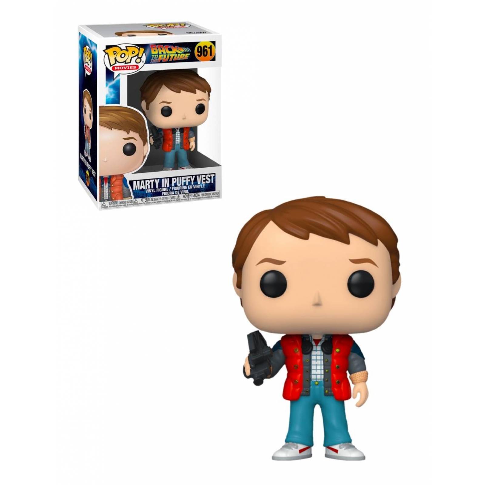 Marty Mcfly in Puffy Vest Funko Pop Back to the Future 