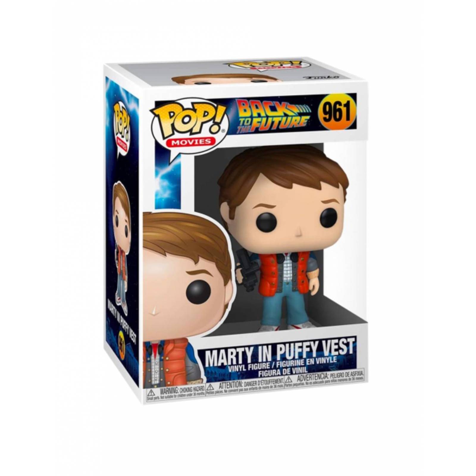 Marty Mcfly in Puffy Vest Funko Pop Back to the Future 