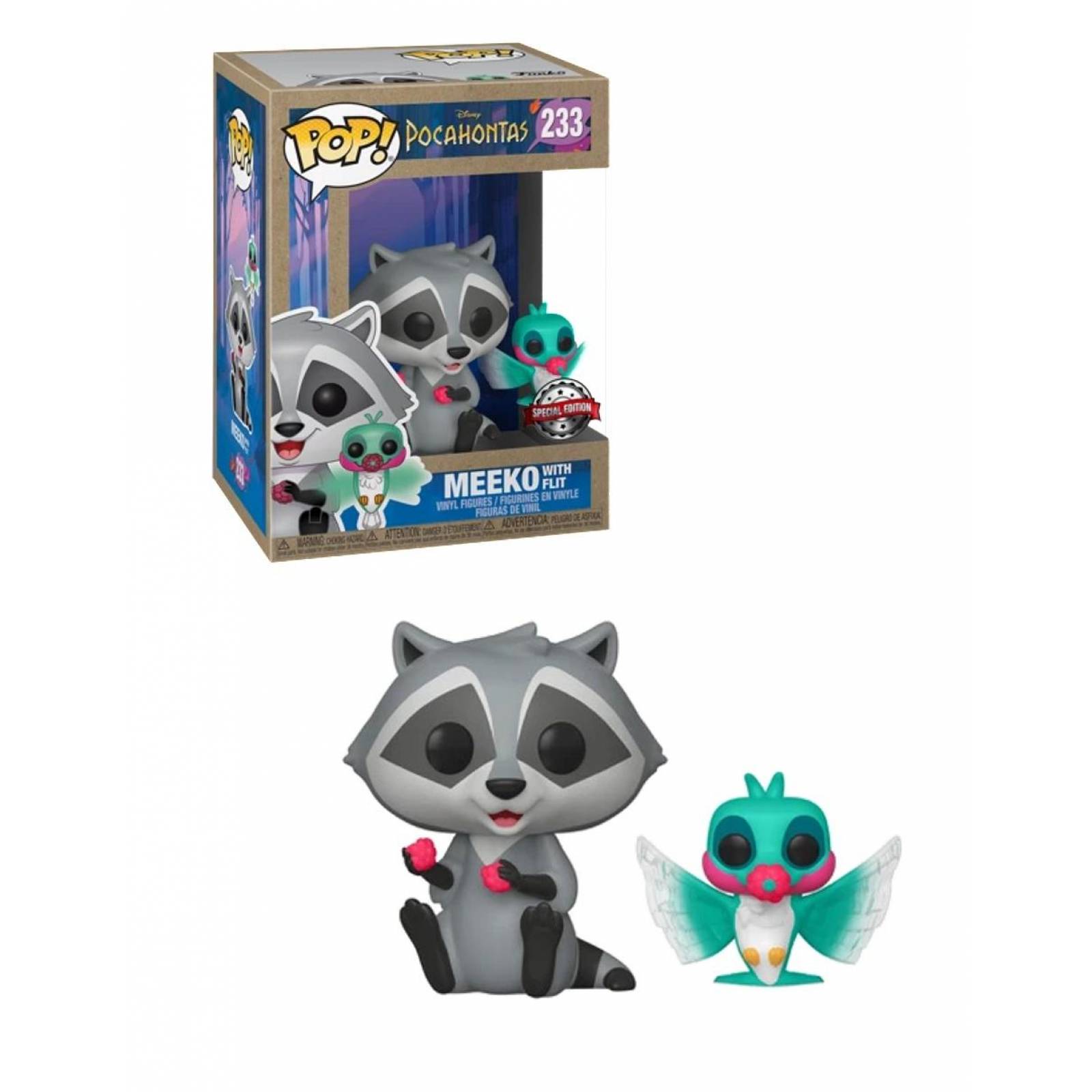 Meeko con Flit Funko Pop & Buddy Dia de la Tierra Exclusivo Special Edition 