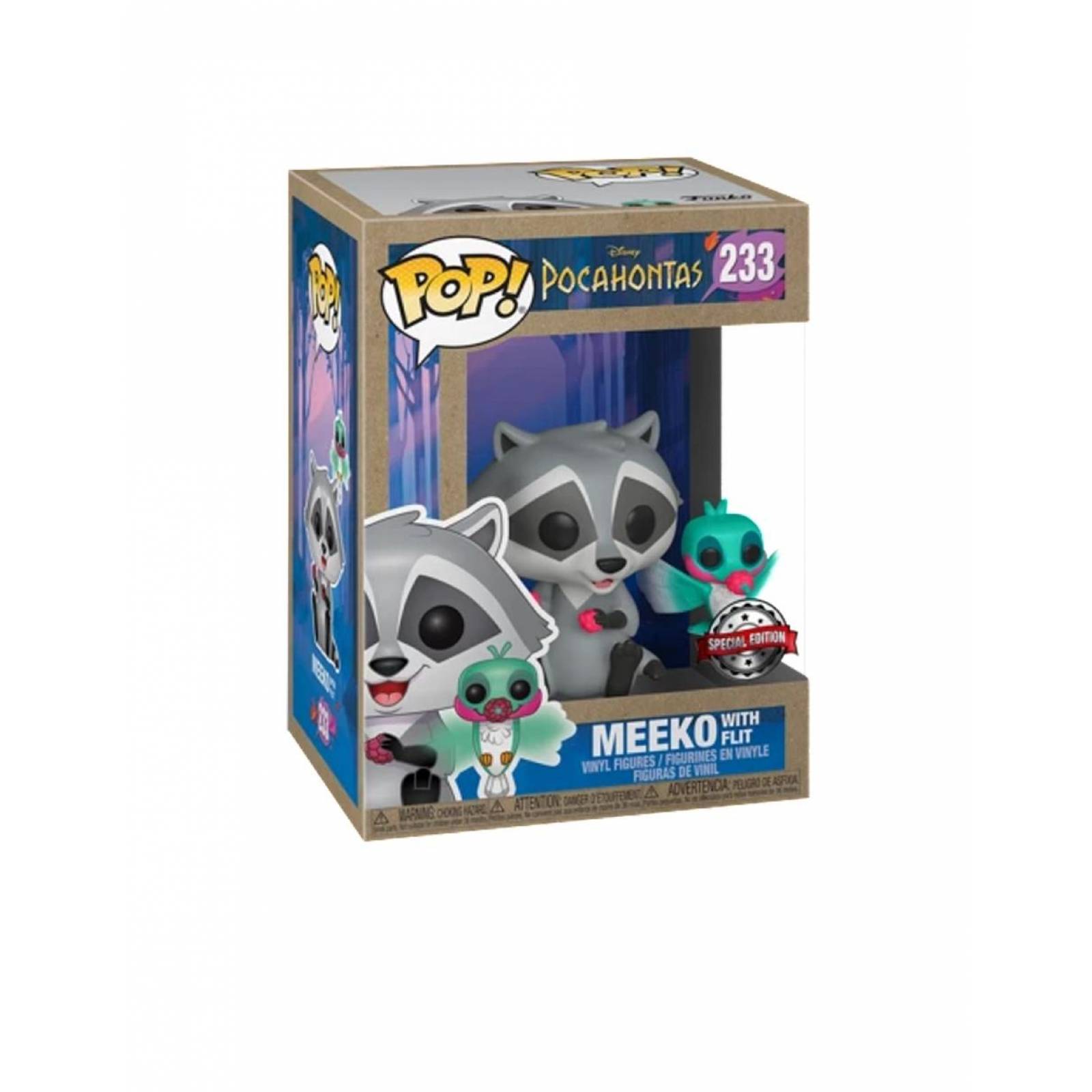 Meeko con Flit Funko Pop & Buddy Dia de la Tierra Exclusivo Special Edition 