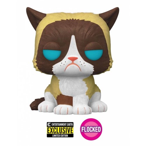 Grumpy Cat Funko Pop Flocked Exclusivo EE 