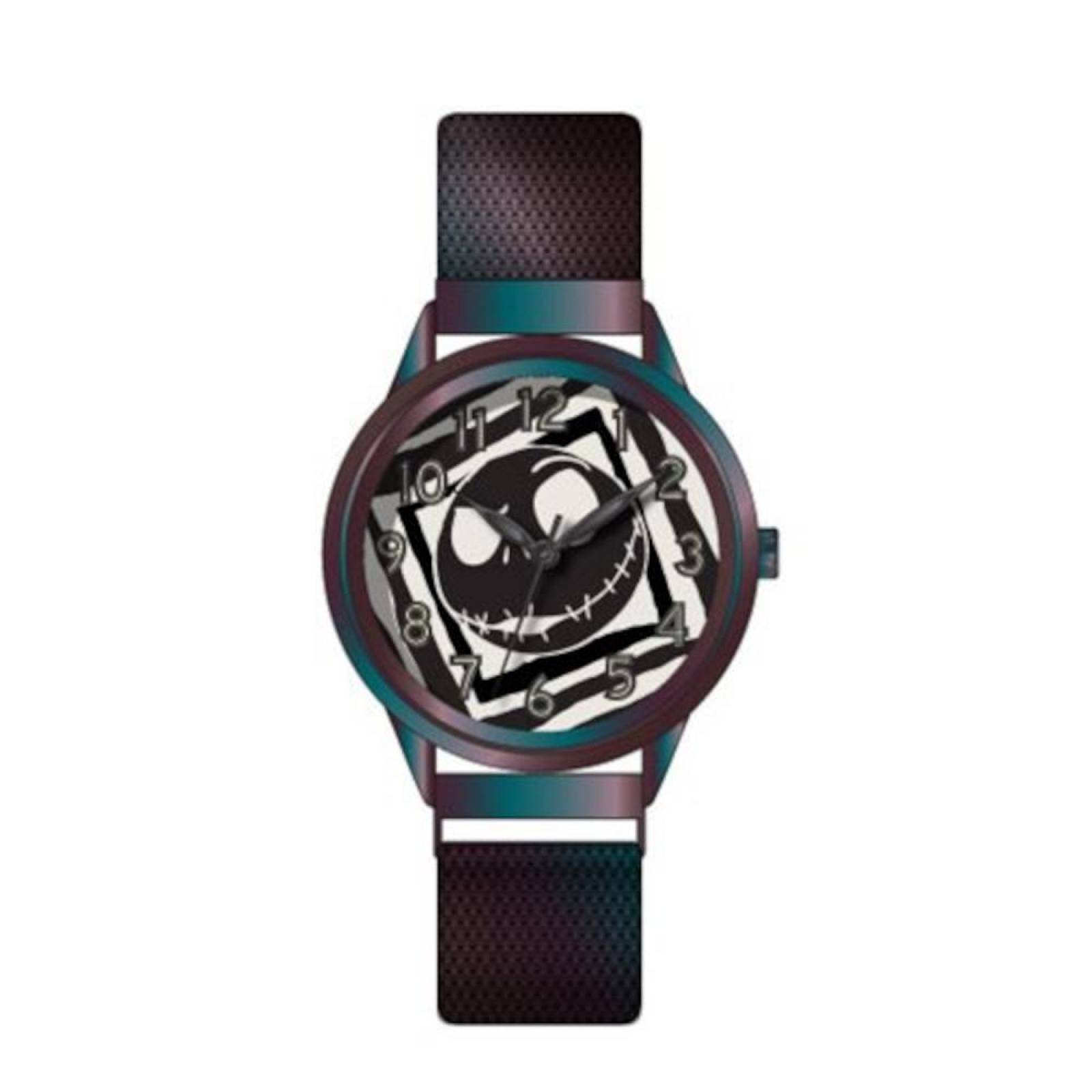 Reloj Jack Skellington Mesh Band Accutime Nightmare Before Christmas 