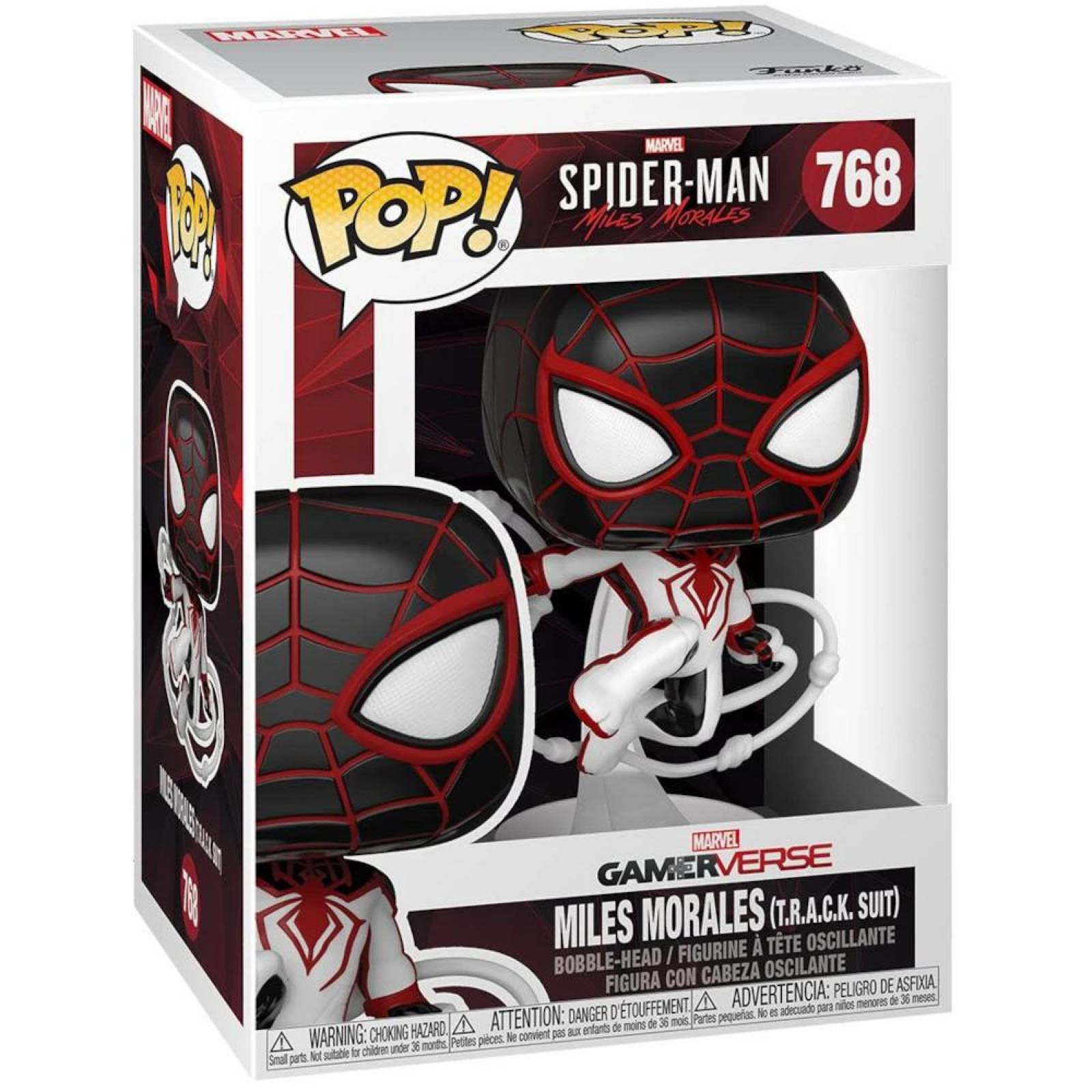 Miles Morales Traje Blanco Funko Pop Games: Spiderman Miles Morales 