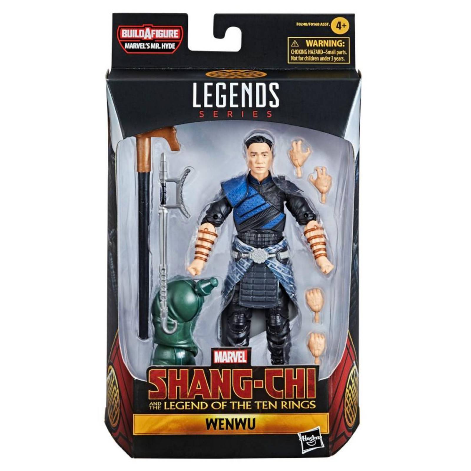 Shang-Chi Hasbro Marvel Legends 6 pulgadas Wave 1 Completa BAF Mr. Hyde