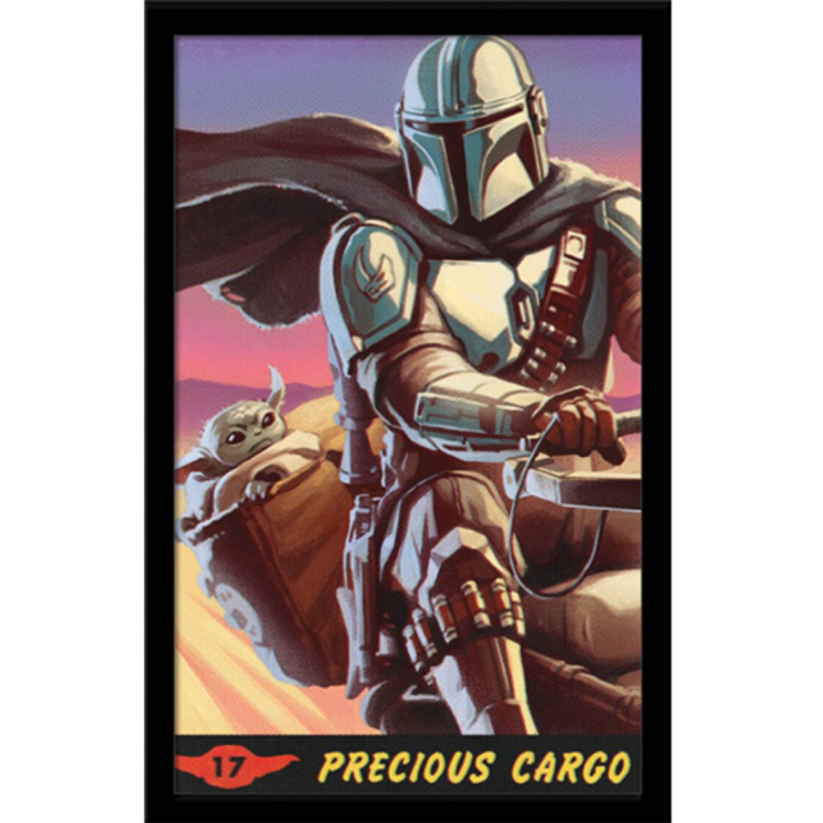 Precious Cargo Baby Yoda Star Wars The Mandalorian Art Print 