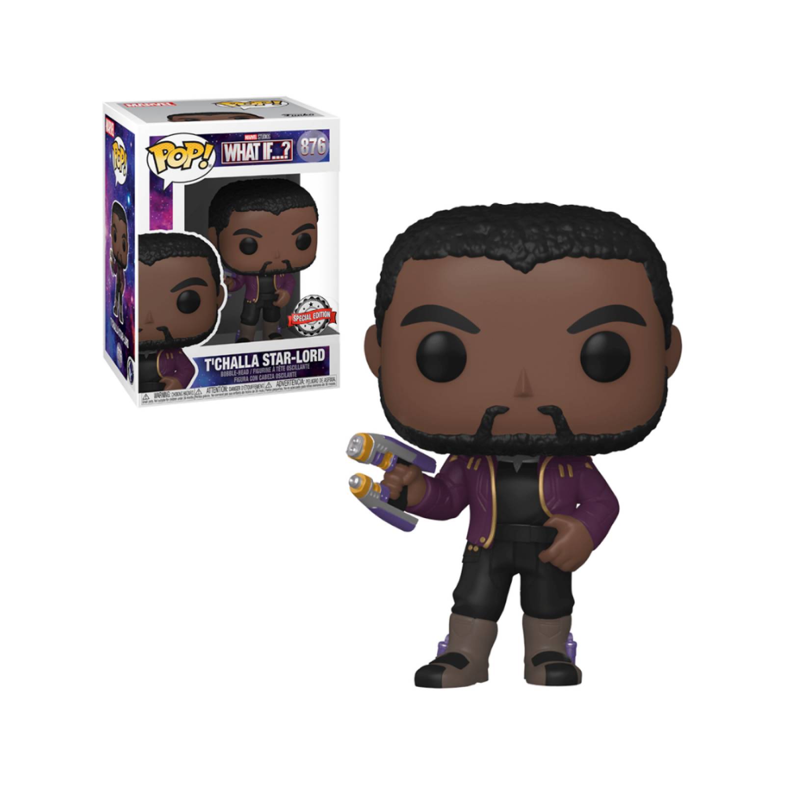 T'Challa Star-Lord 876 Exclusivo Special Edition Funko Pop Marvel What If... ? 