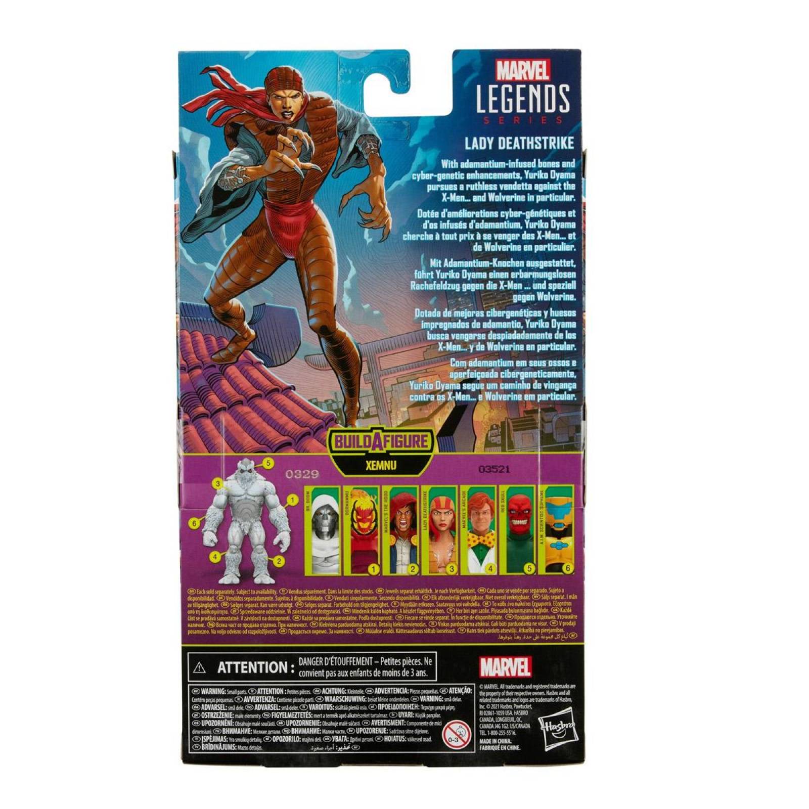 Lady Deathstrike Marvel Legends Super Villains Baf Xemnu 
