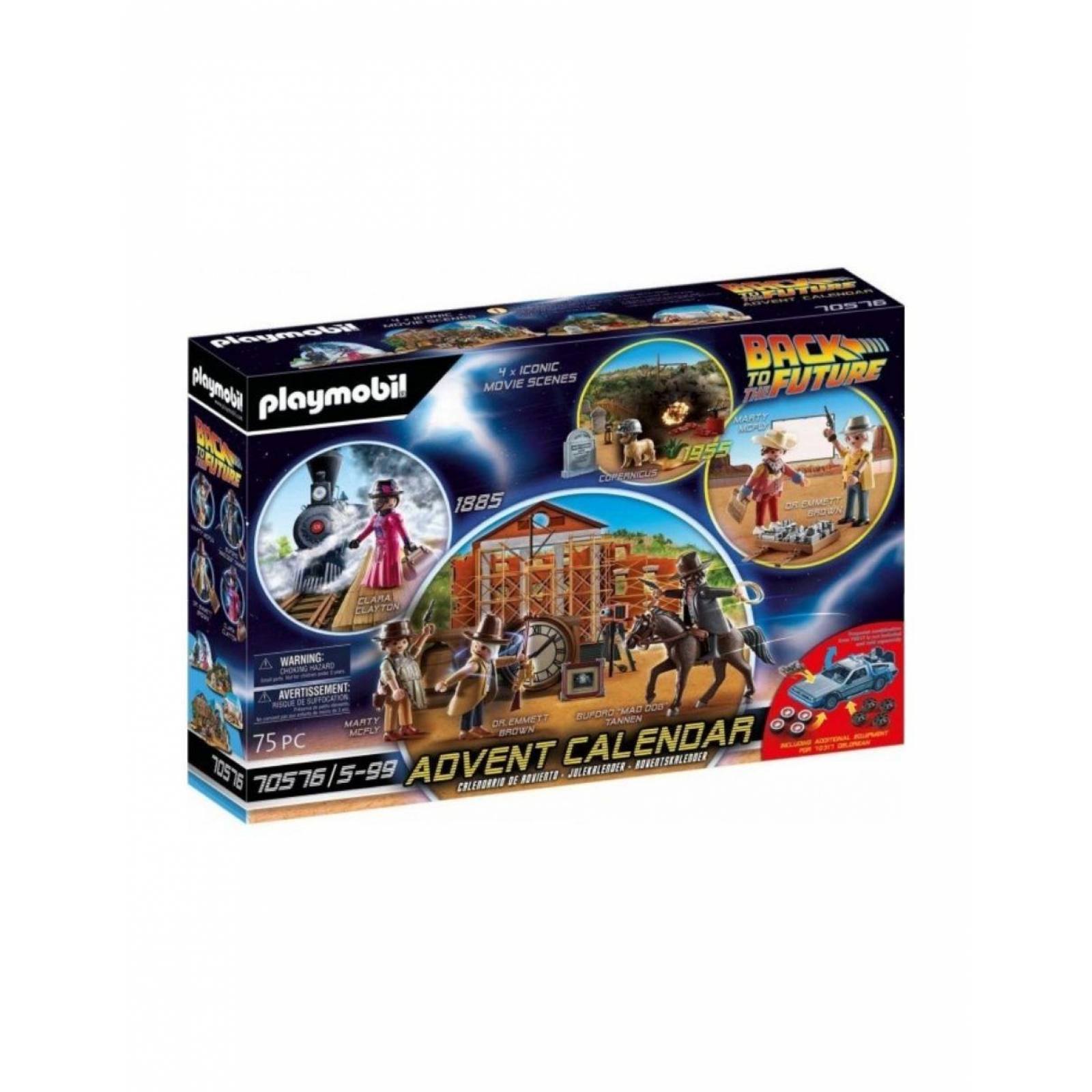 Calendario de Adviento Back to the Future 3 Playmobil 70576