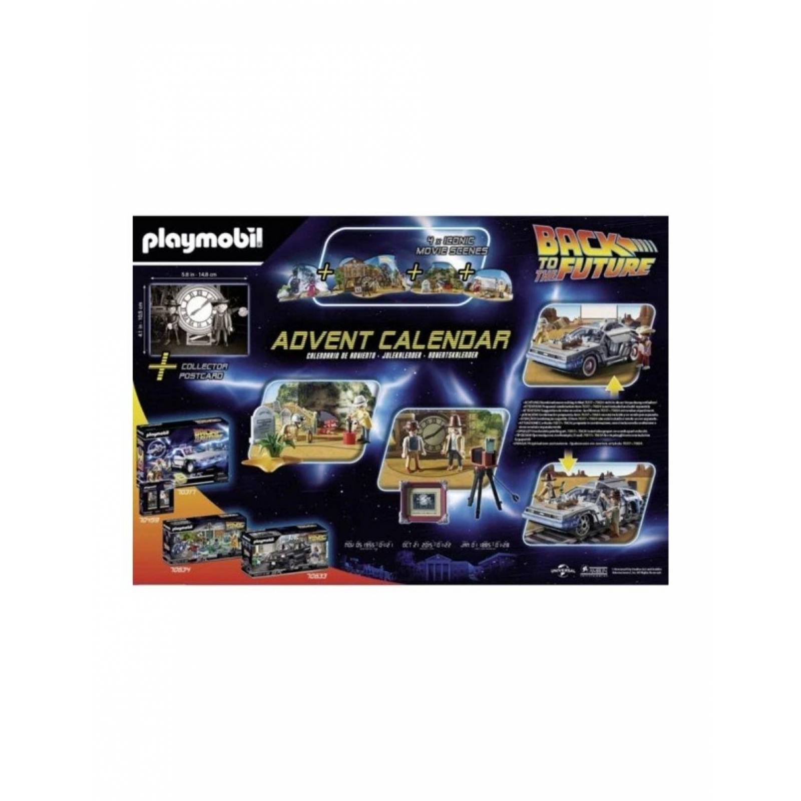Regreso Al Futuro Playmobil Calendario Calendario Adviento Back To