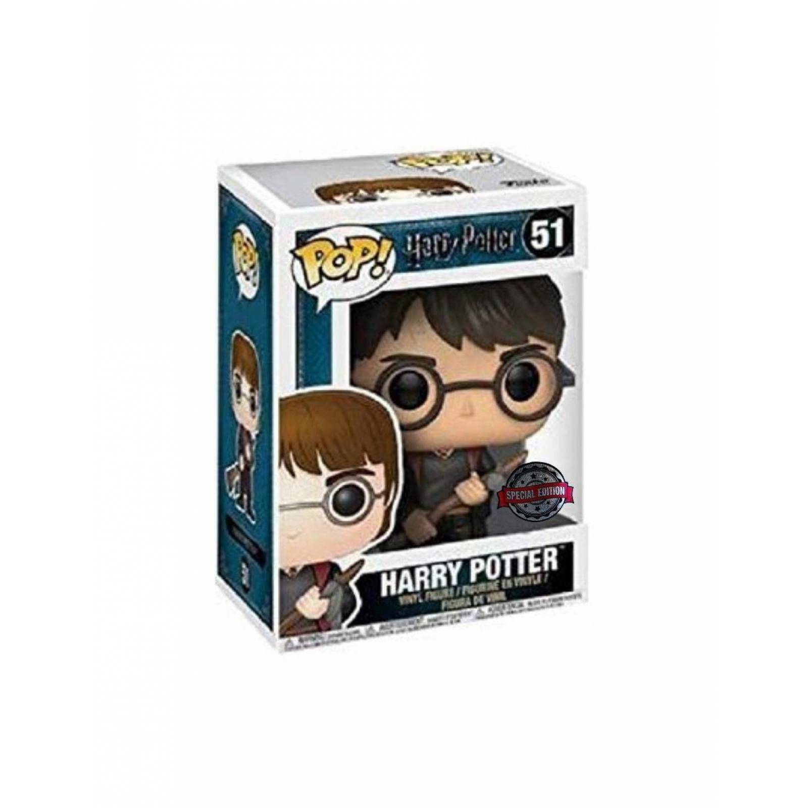 Harry Potter con escoba Firebolt Exclusivo Special Edition Funko Pop Harry Potter 
