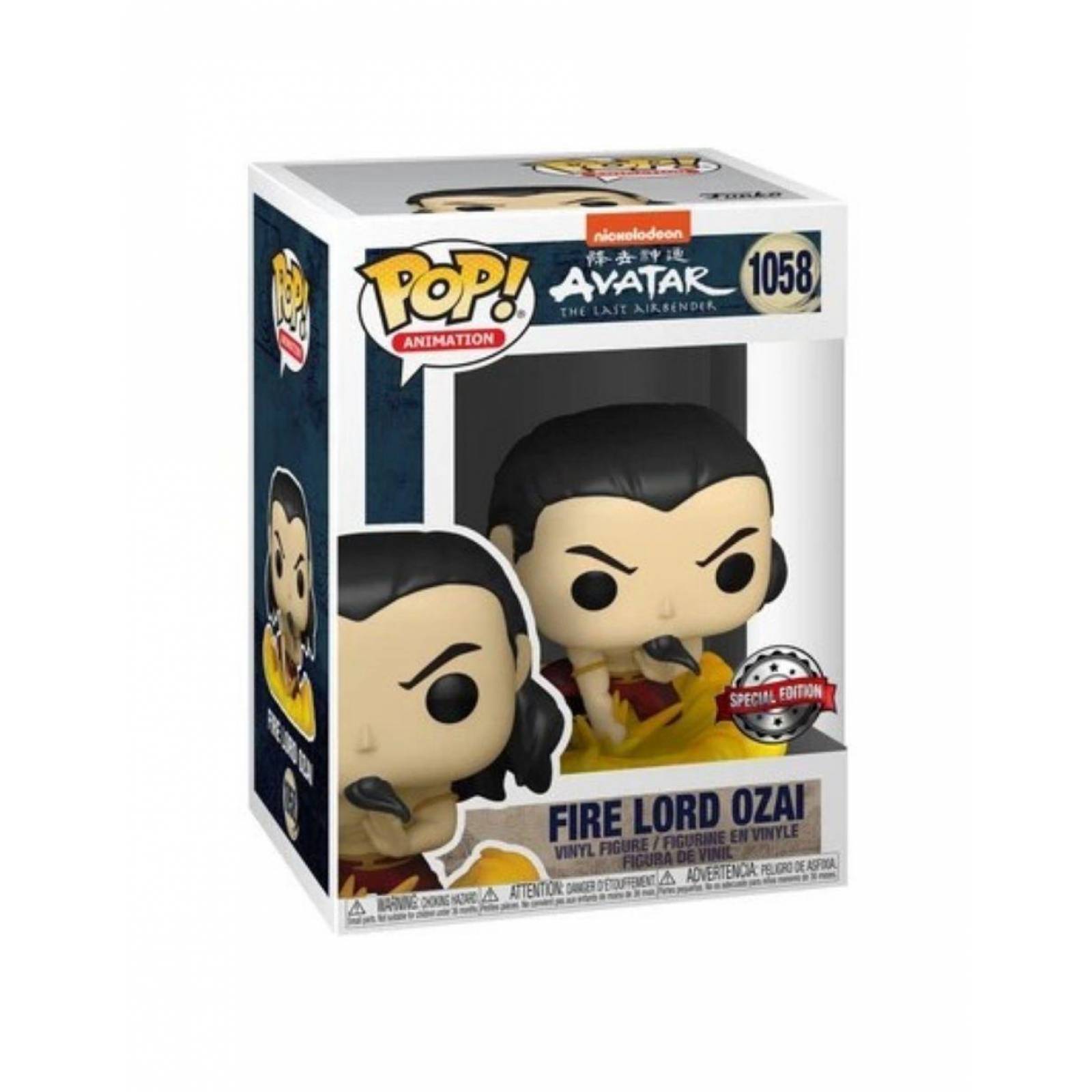 Señor del Fuego Ozai Exclusivo Funko Pop Animation Avatar La Leyenda de Aang 