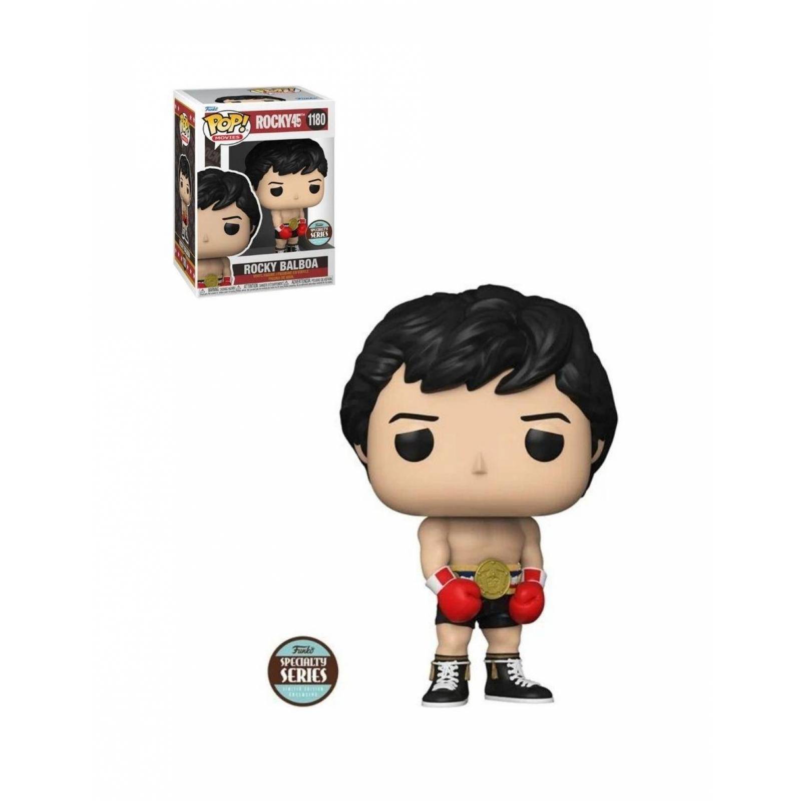 Rocky Balboa Cinturon Dorado Funko Pop Movies Rocky 45 Aniversario 
