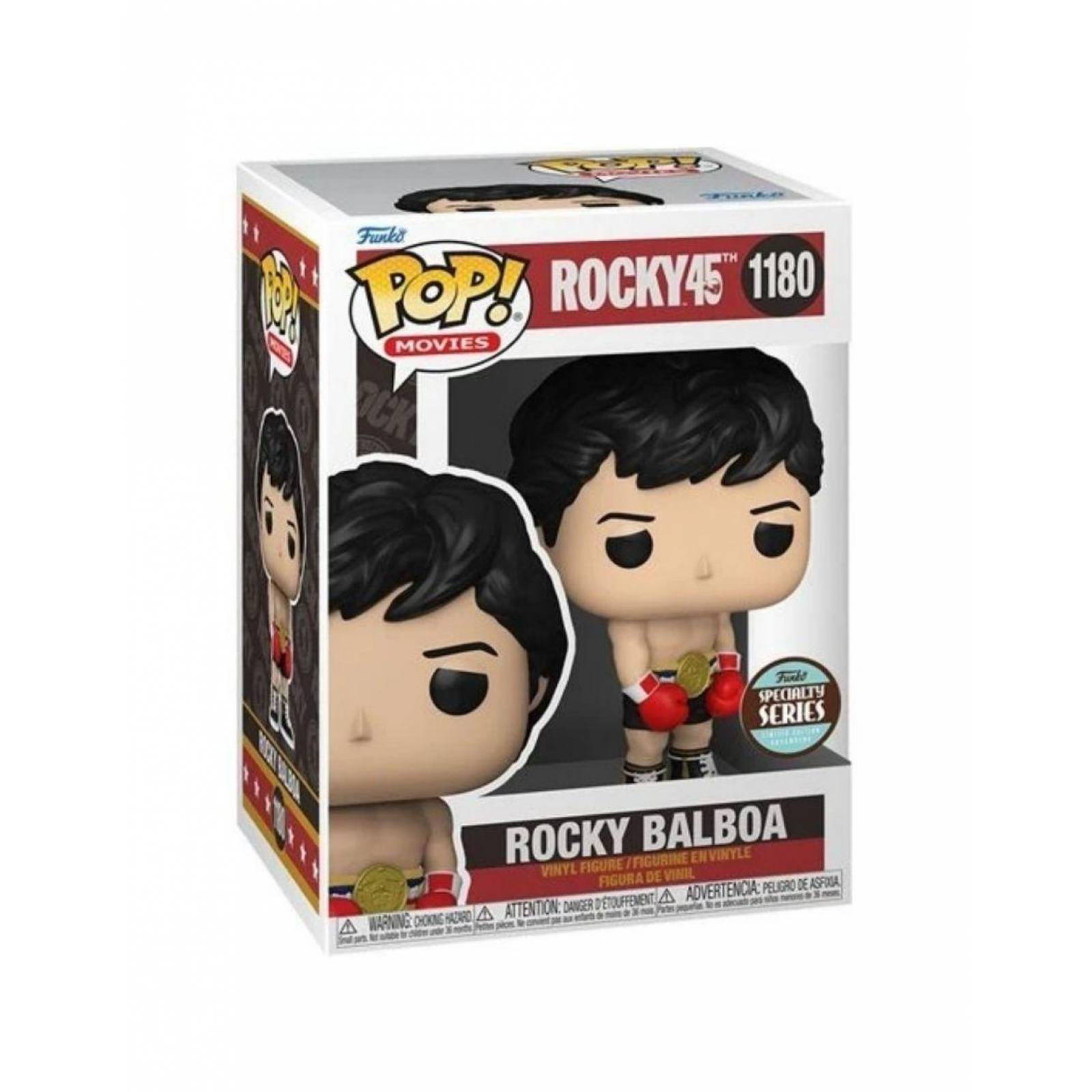 Rocky Balboa Cinturon Dorado Funko Pop Movies Rocky 45 Aniversario 
