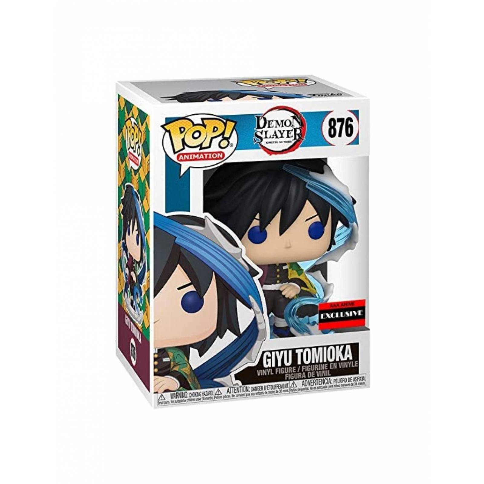Giyu Tomioka Exclusivo AAA Funko Pop Demon Slayer 
