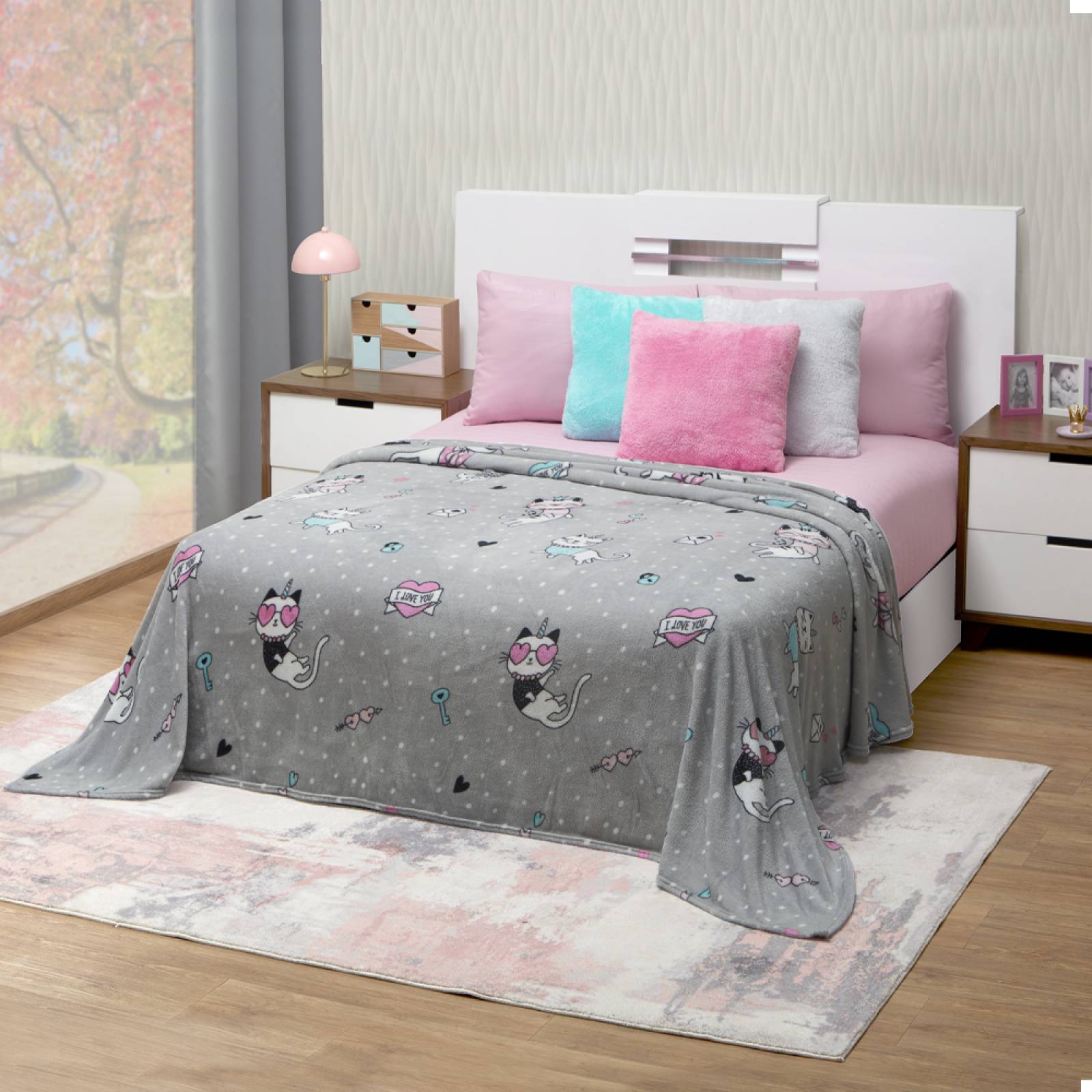 Cobertor lujoso reversible para cama queen – Mercadito Smart
