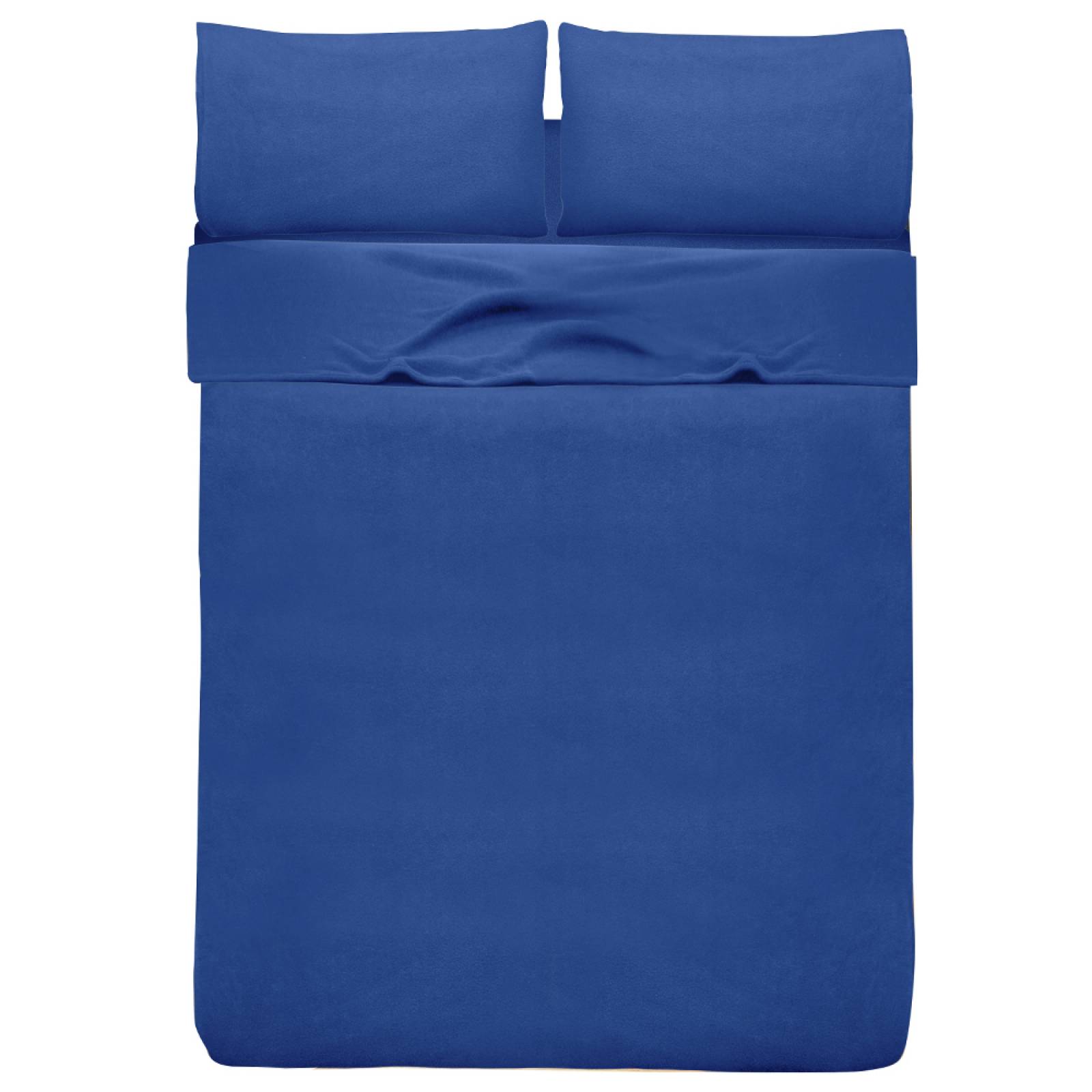 Sábana Polar King Size Azul Calientita invernal.