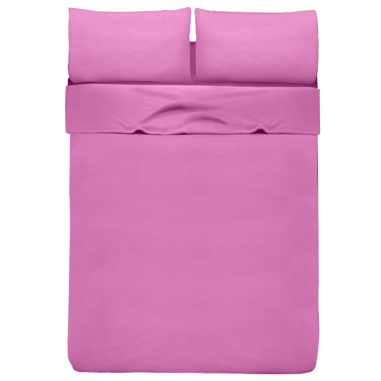 Sábana Polar Individual Rosa Calientita invernal.