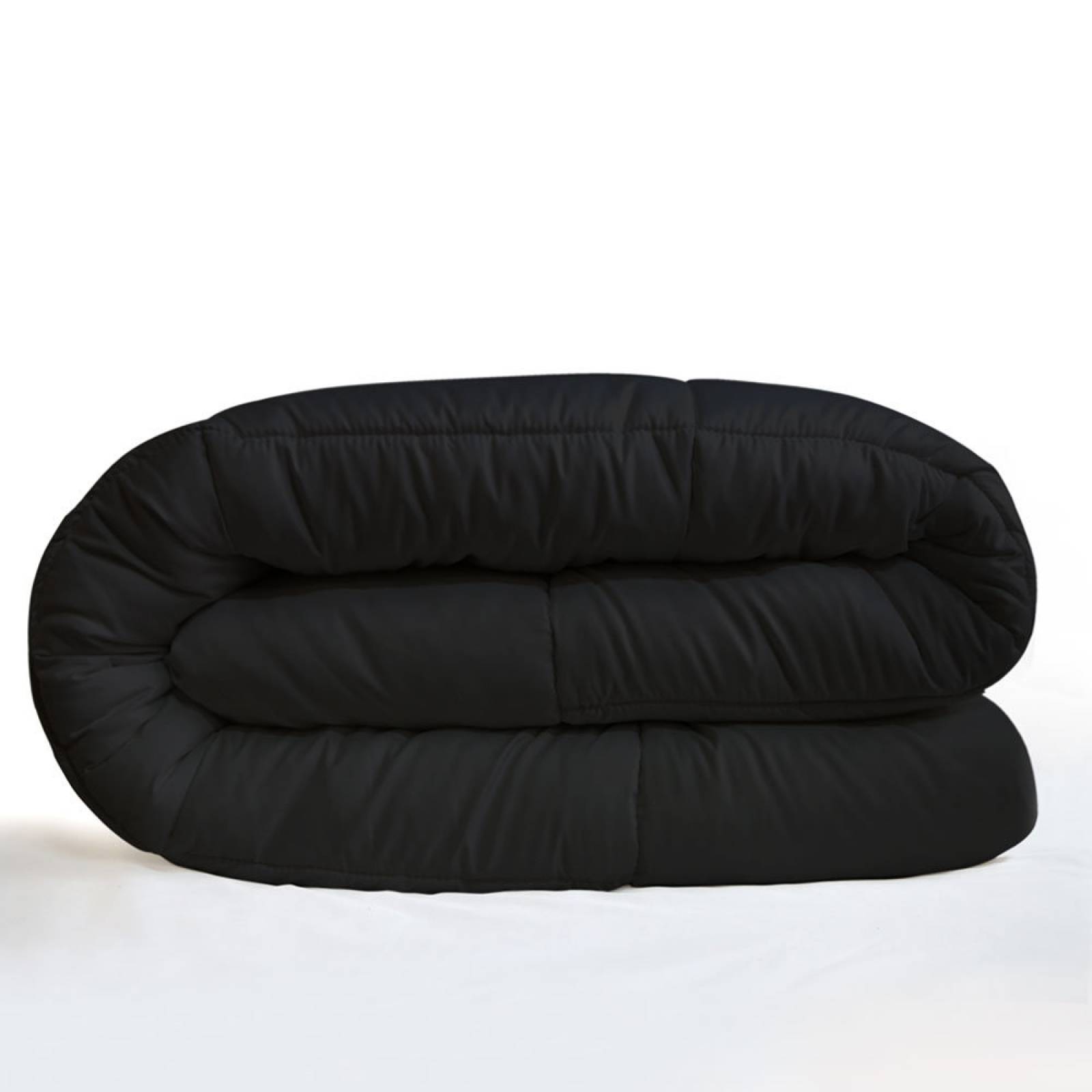 Edredón Duvet Con Relleno King Size Negro