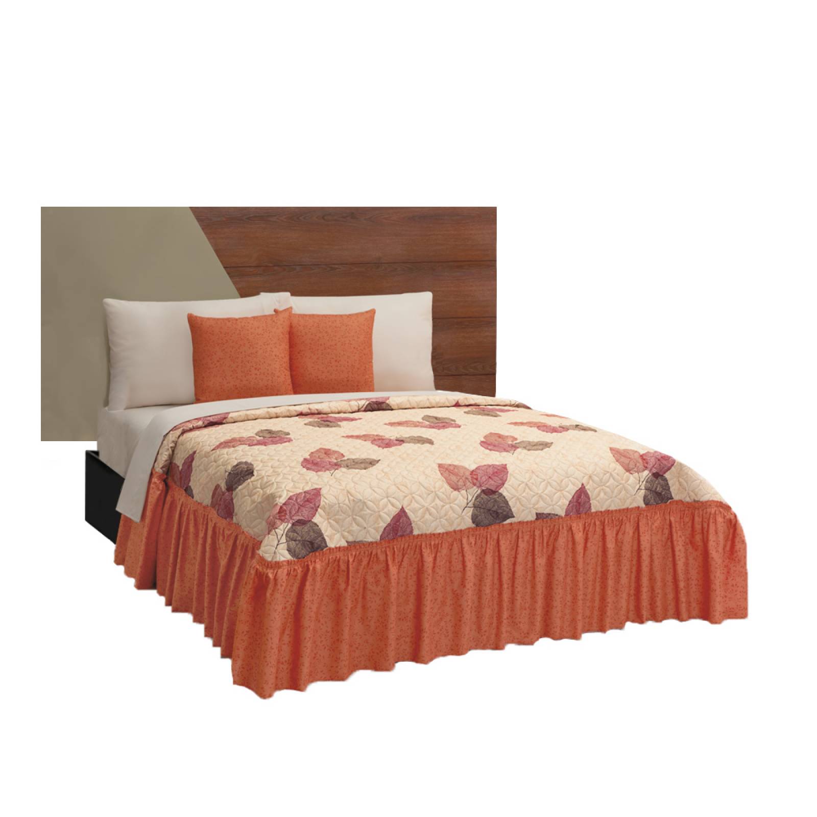 Edredón Con Sabanas  King Size  Beige Dos Vistas Arce