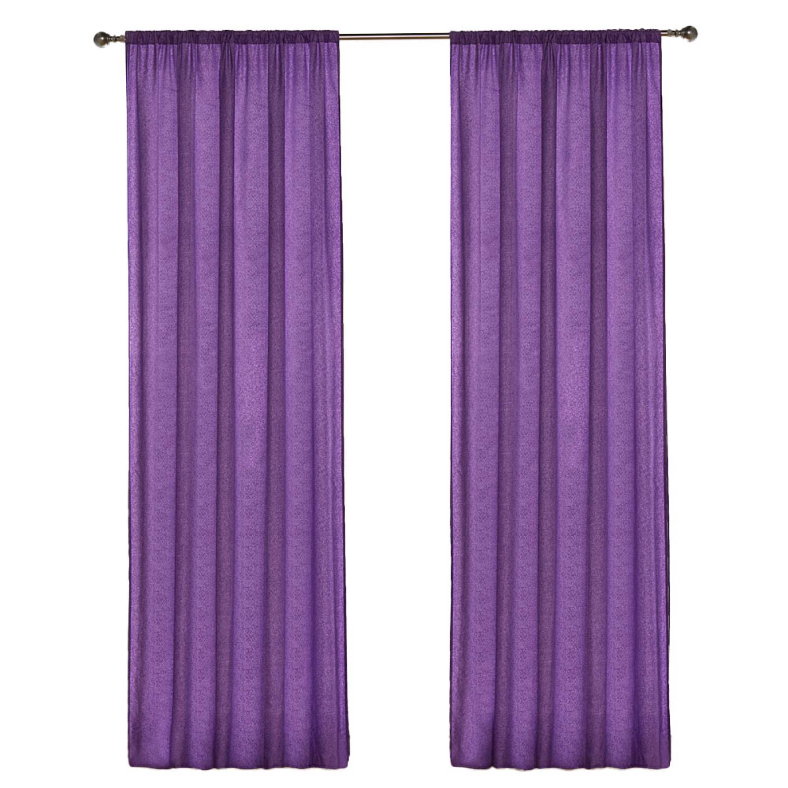 Cortinas Morado dos paneles de 1.30 x 2.20 Melany.