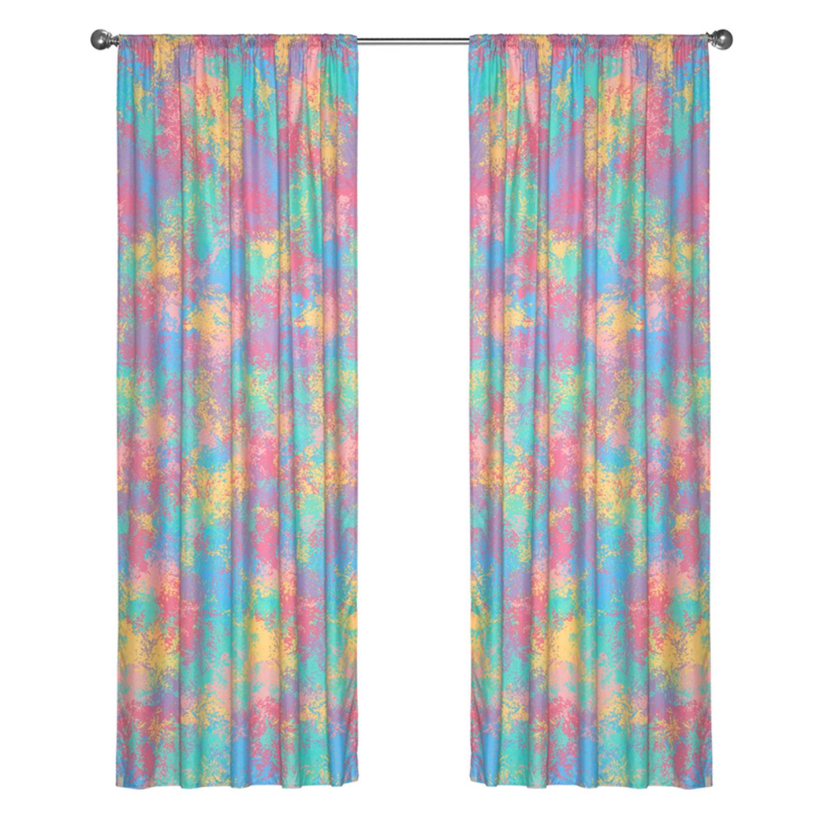 Cortinas Rosa dos paneles de 1.30 x 2.20 Pastel.