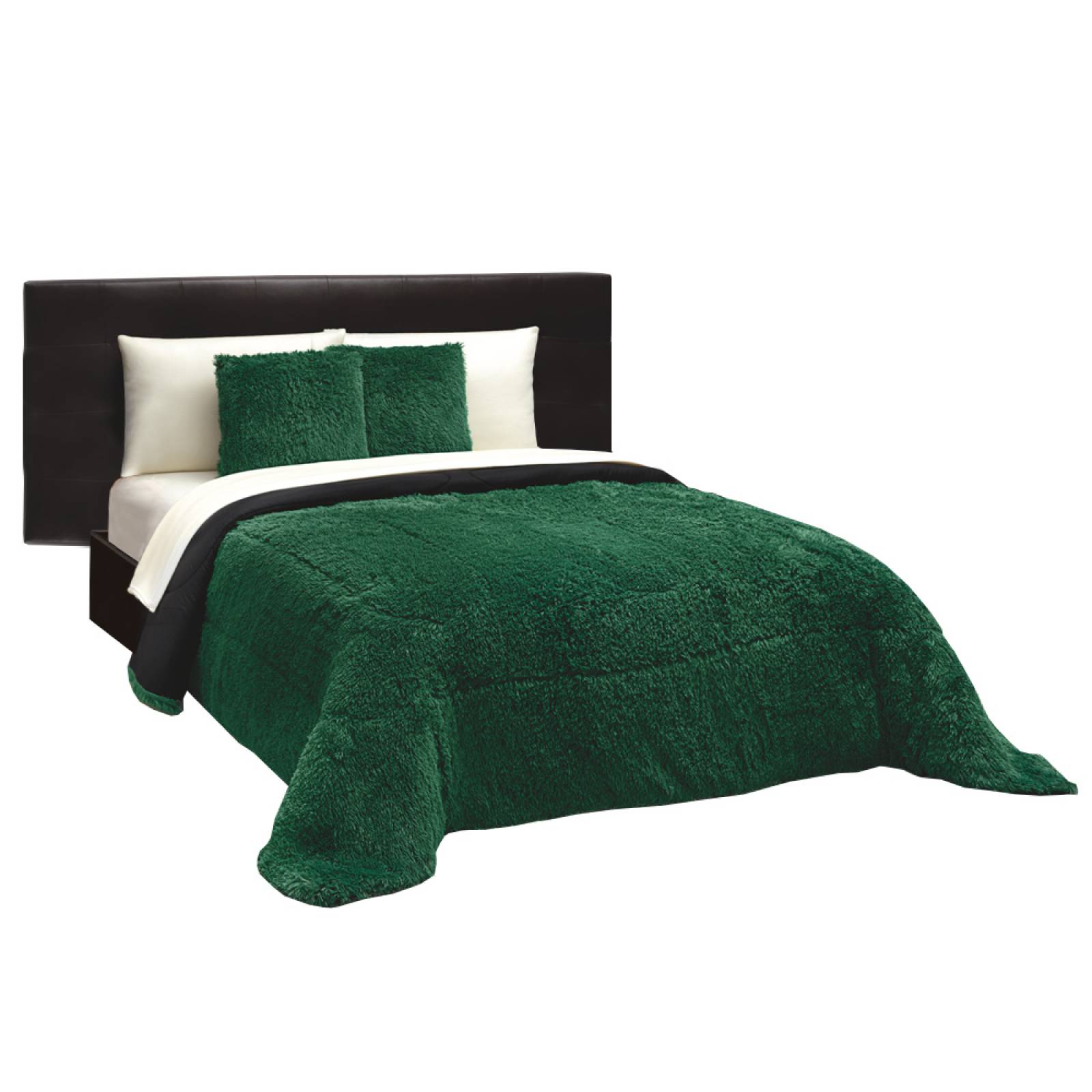 Microfibra - Funda Sofa 3 cuerpos Green Emerald