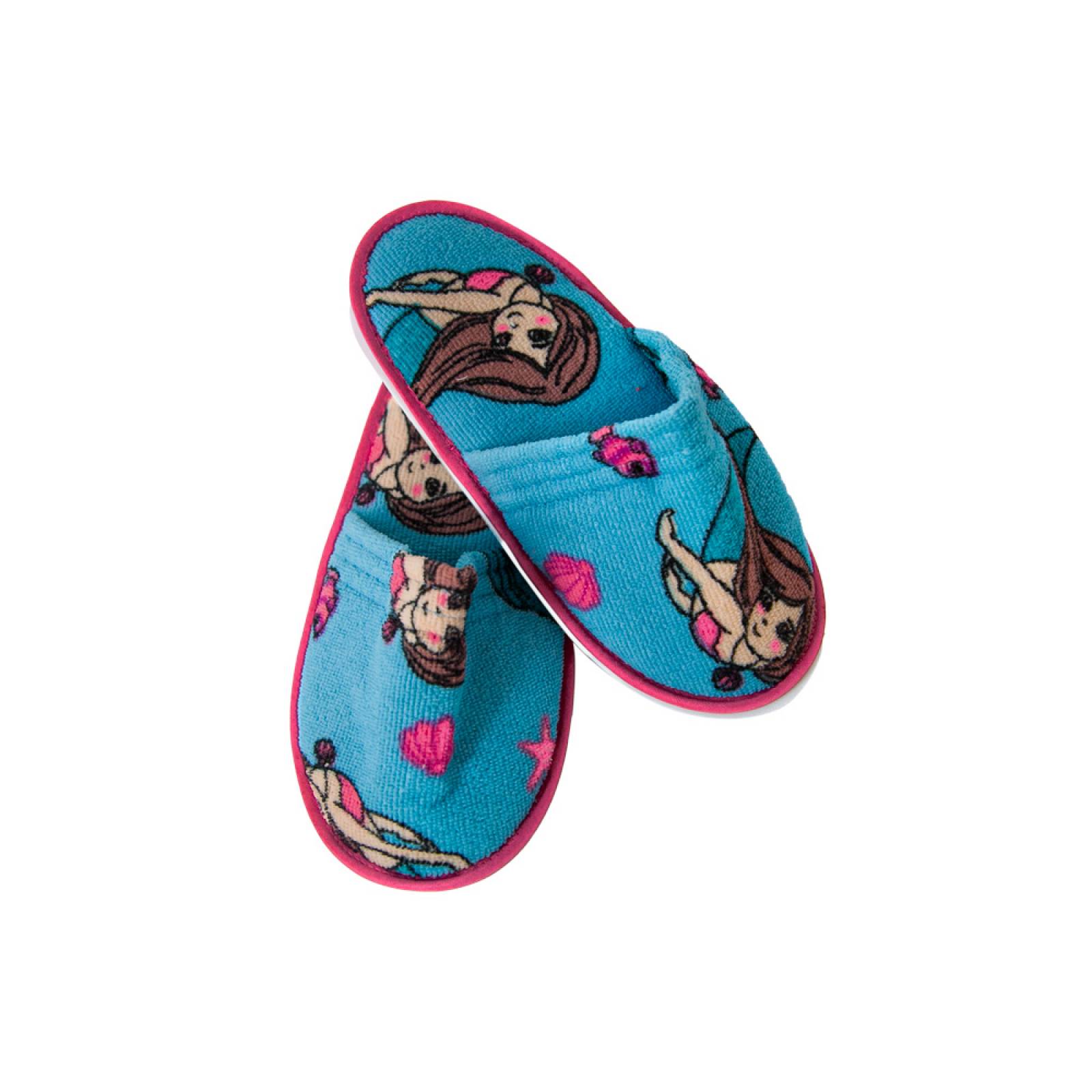 Bata con Pantuflas 4- 6 Años Sirena Absorbente.