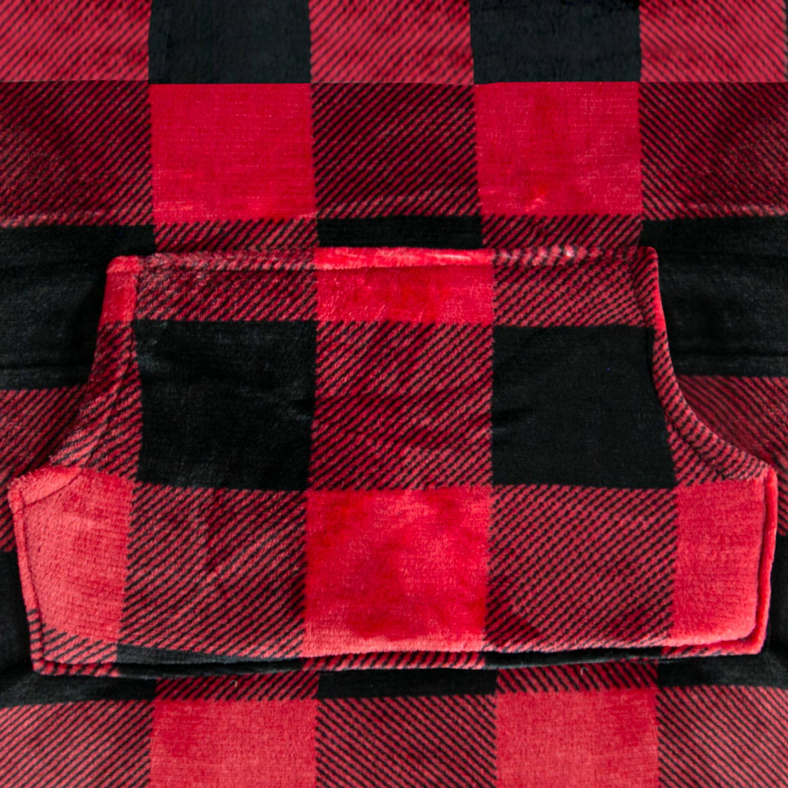 Sudadera Oversize Fit Afelpada y Calientita Baggy Cuadros.